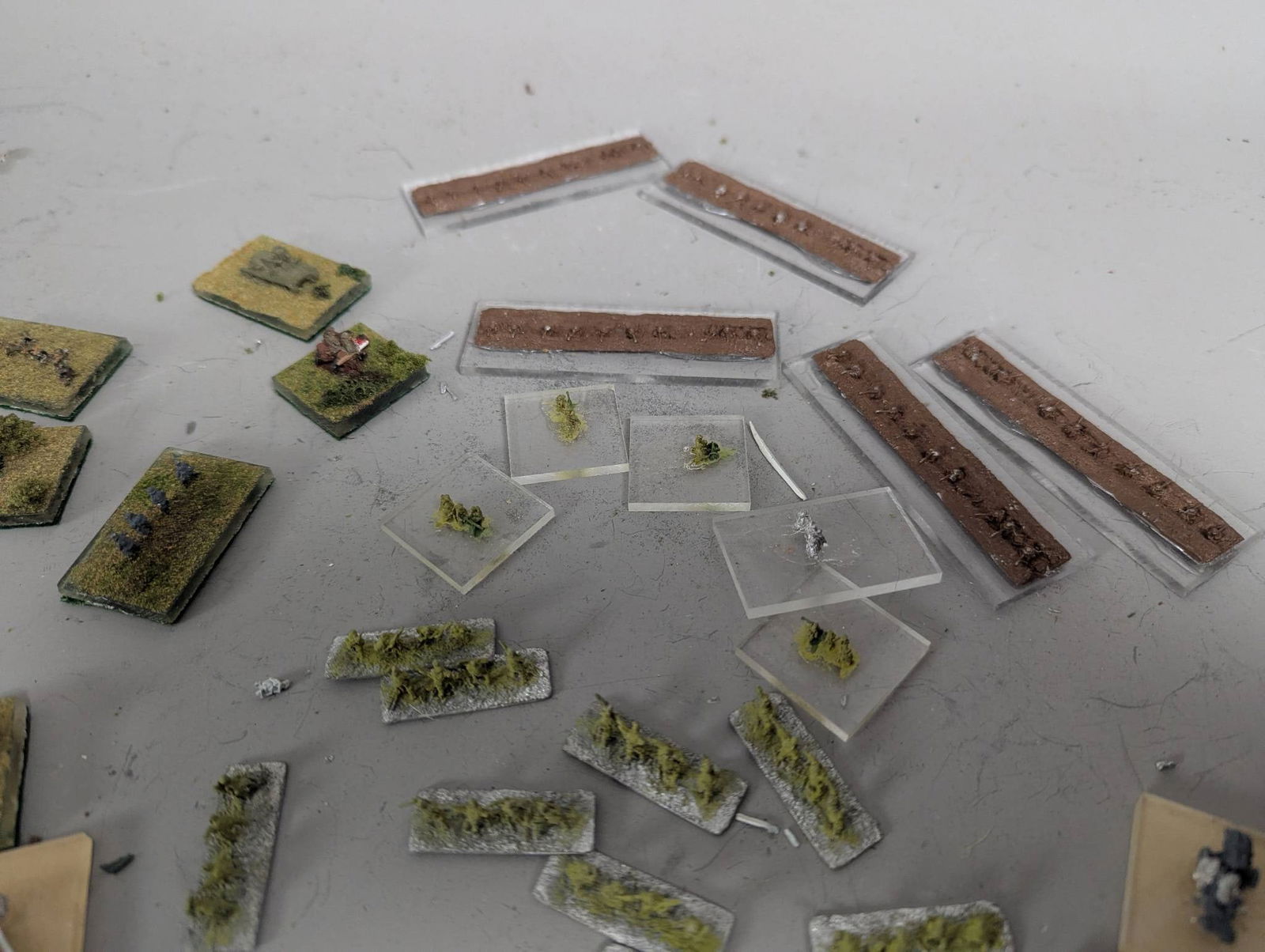 Large Lot Metal Miniatures Depicting WWII Scenes - 6