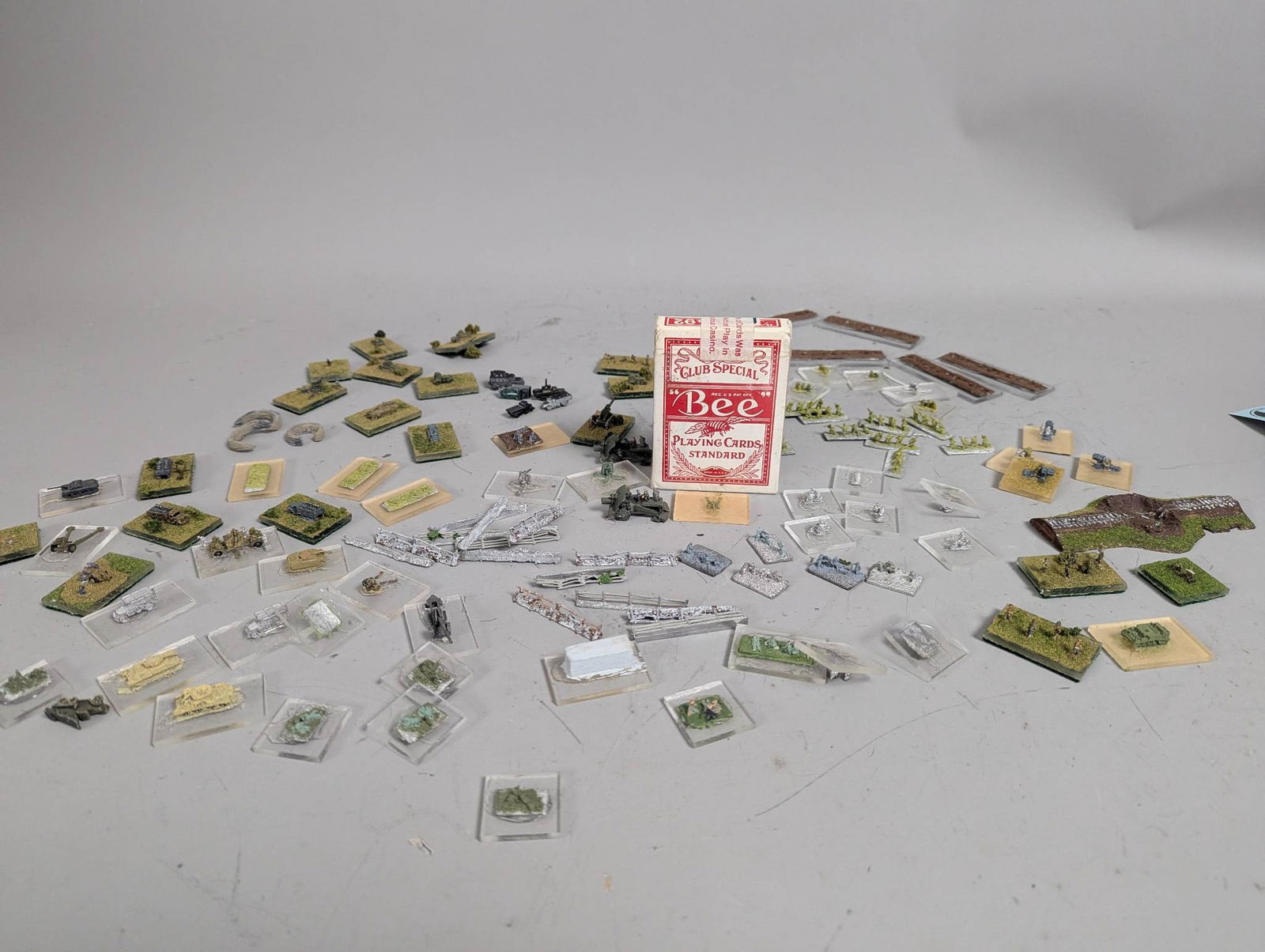 Large Lot Metal Miniatures Depicting WWII Scenes - 8
