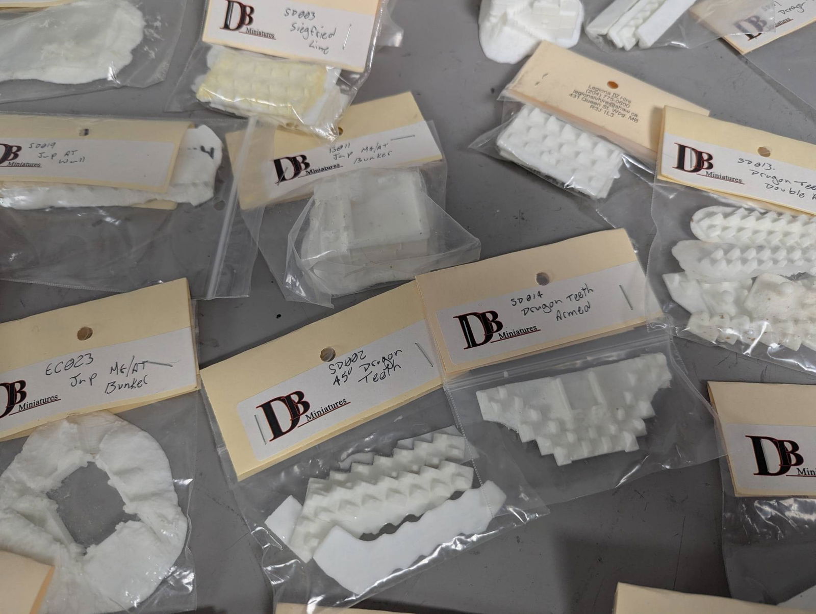 New Old Stock WWII Plastic Miniatures by DB Miniatures - 8