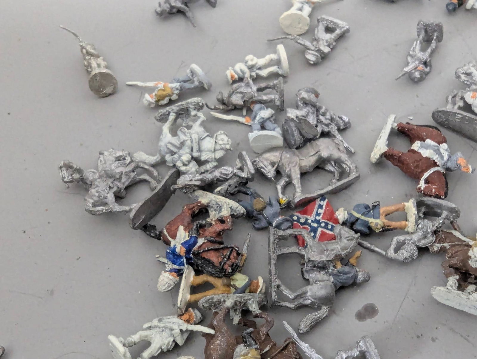 Huge Lot of 20mm Vintage Metal Miniatures in Assorted Themes - 13