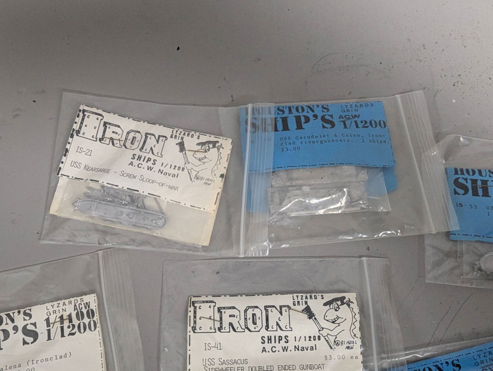 17 Lead Miniature Ships from Houstons Ships and Iron Ships - 4