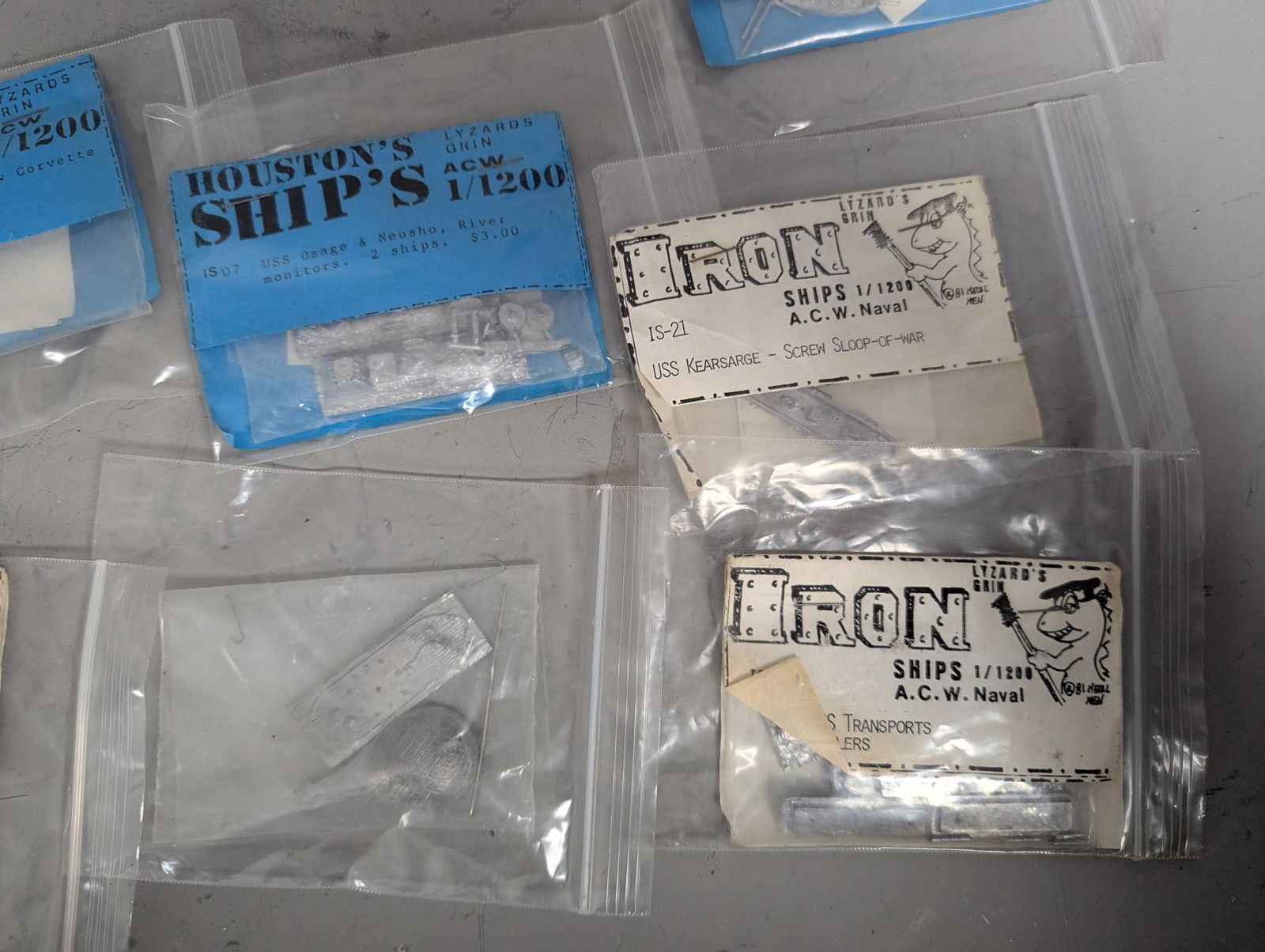 17 Lead Miniature Ships from Houstons Ships and Iron Ships - 7
