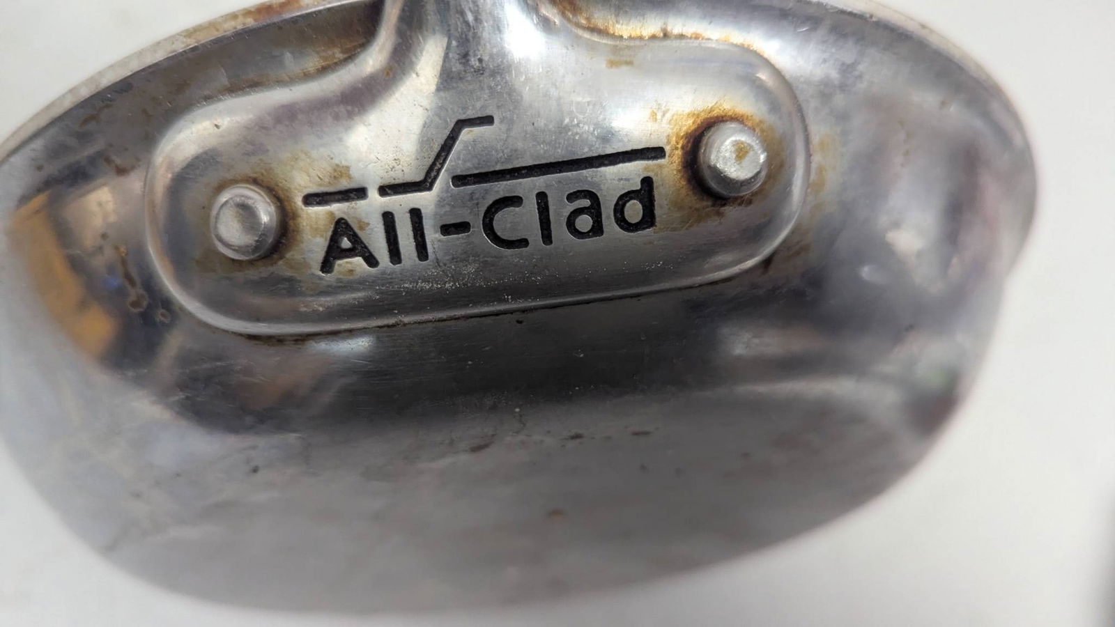 Two All Clad Frying Pans with Metal Handles - 4