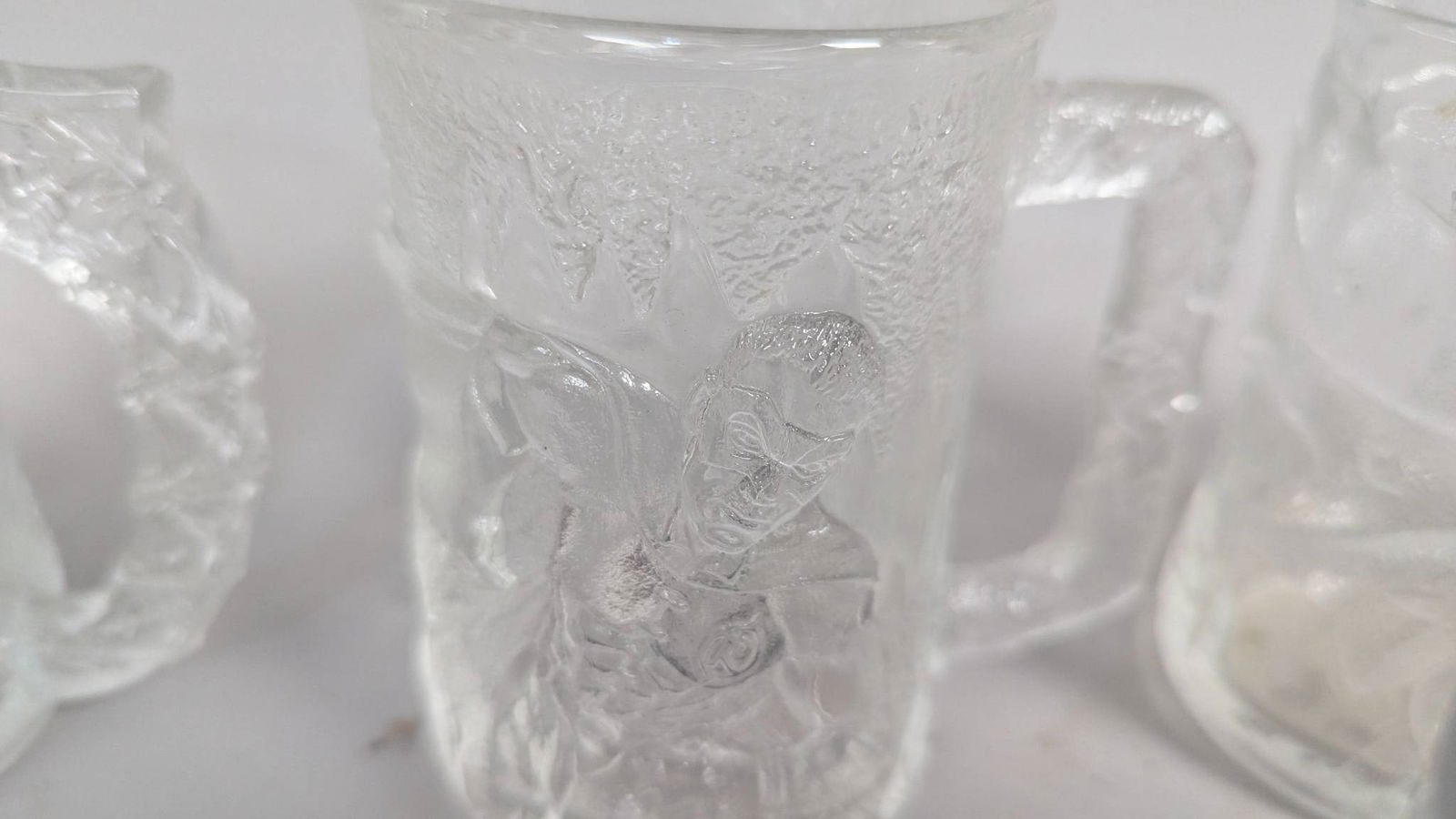 Four McDonaldâ€™s Batman Forever Glass Mugs from 1995 - 5