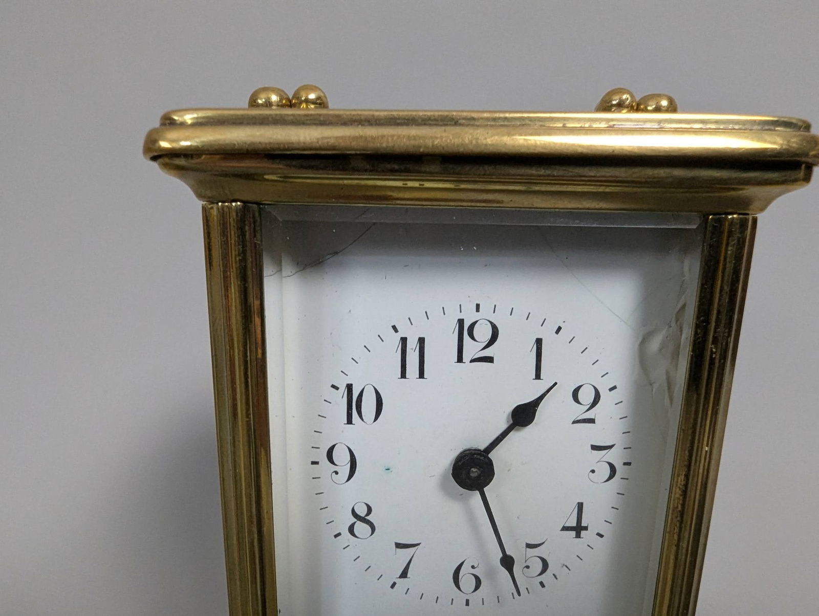 Gilt Brass Carriage Clock by Mauser Mfg Co of New York - 2