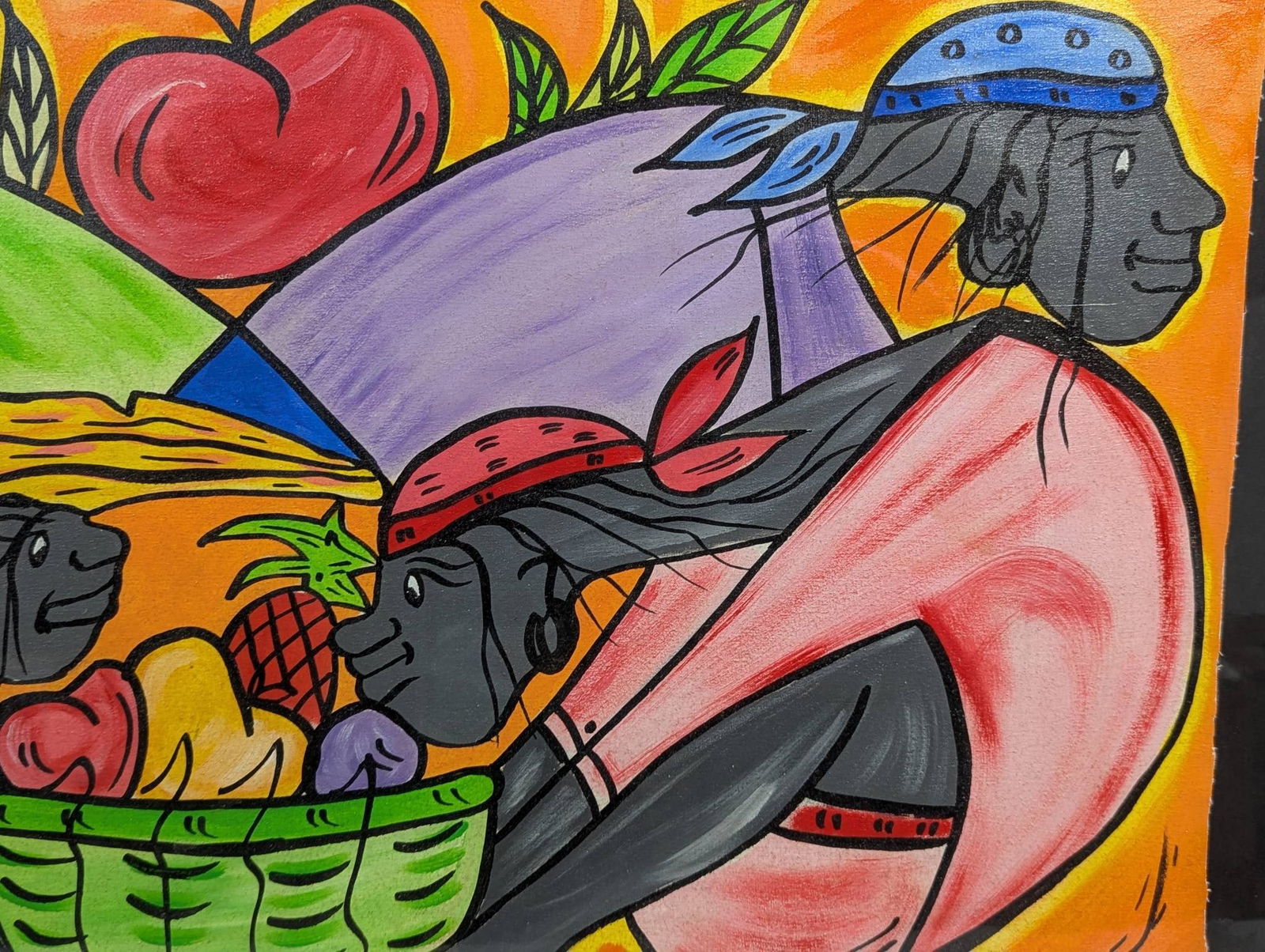 Haitian Painting on Canvas Signed Soto and Dated 2005 - 4