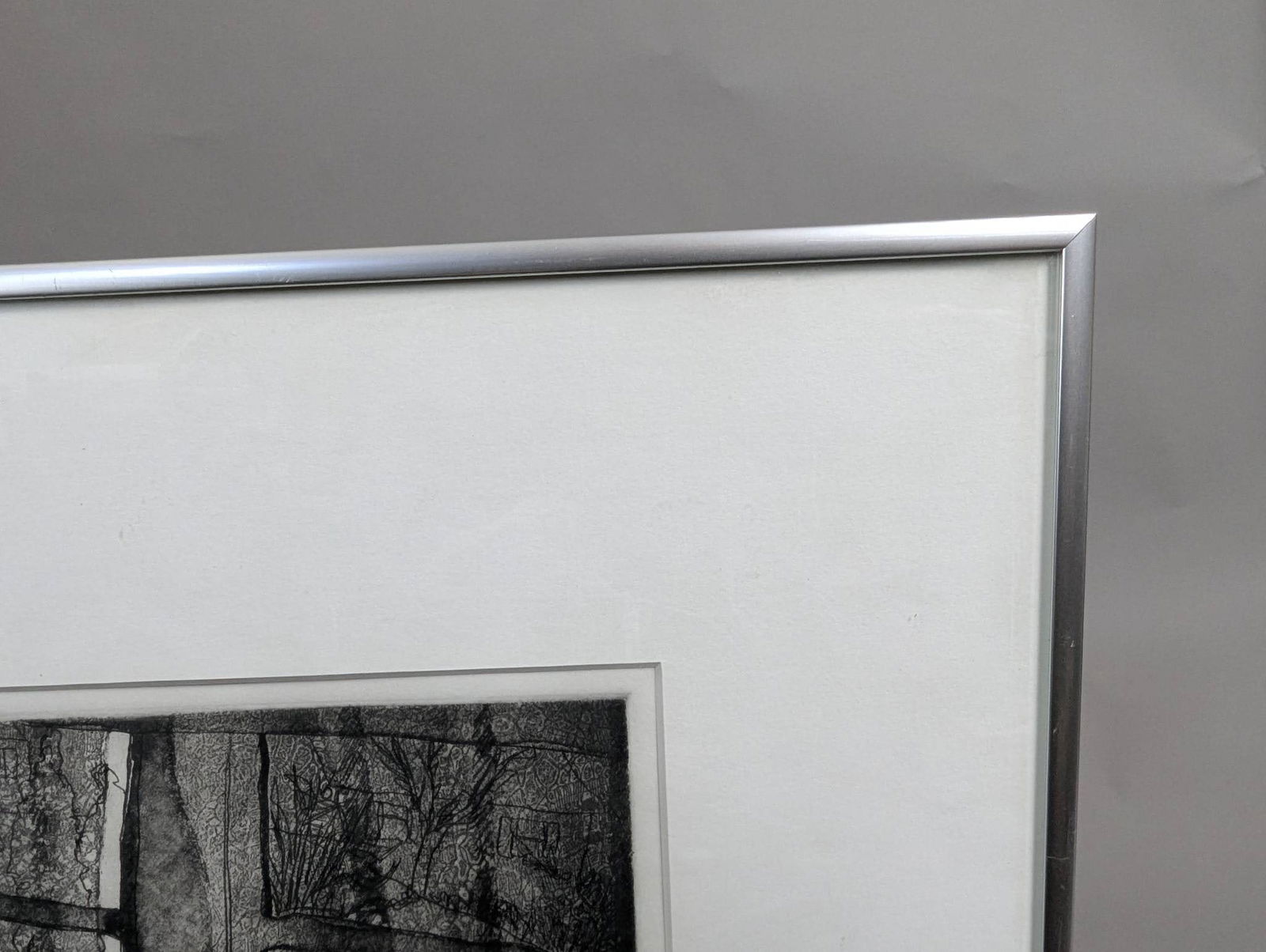 Framed Etching Titled A Childs Fantasy by Shadus - 10