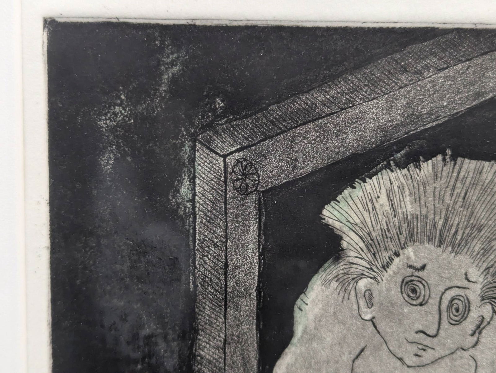 Etching Titled Boogie Man by Beth Ford - 3