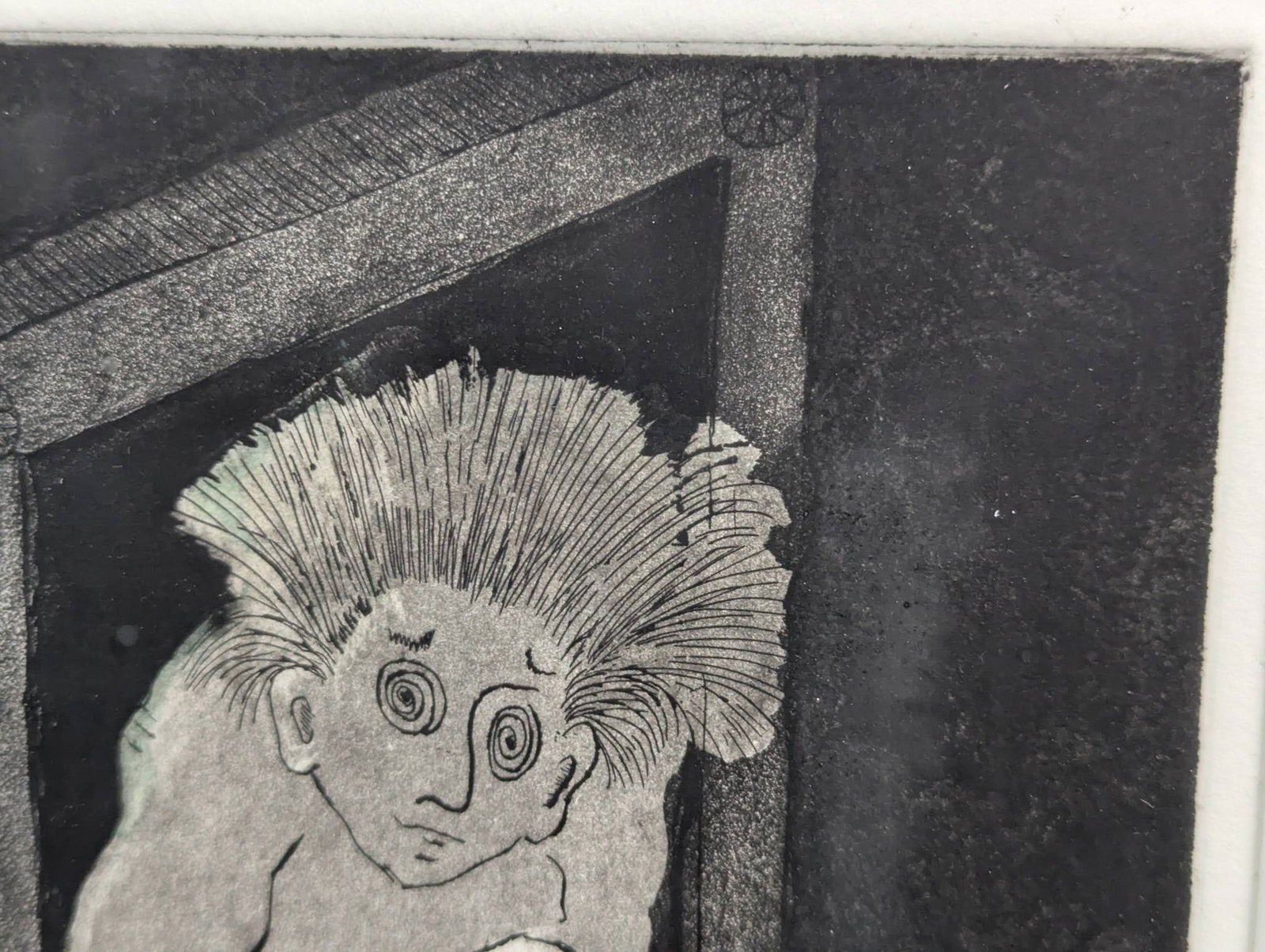 Etching Titled Boogie Man by Beth Ford - 4