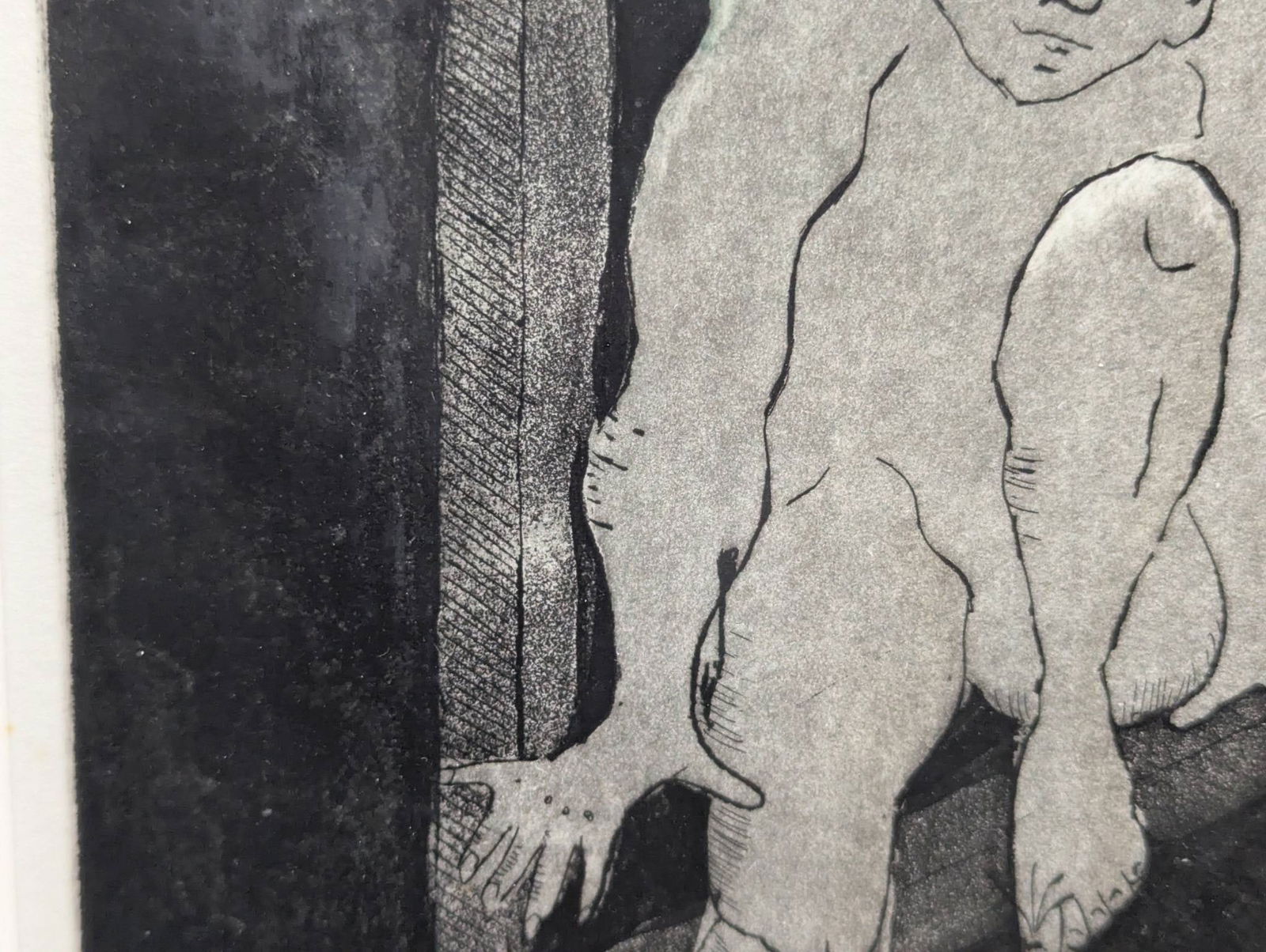 Etching Titled Boogie Man by Beth Ford - 5