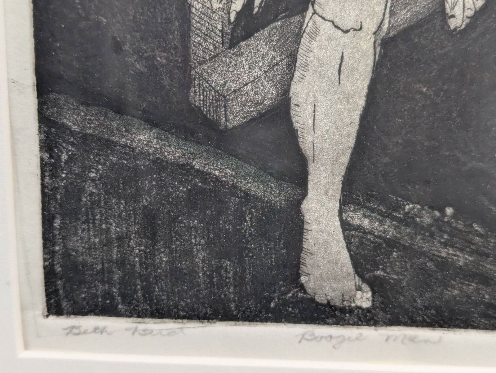 Etching Titled Boogie Man by Beth Ford - 7