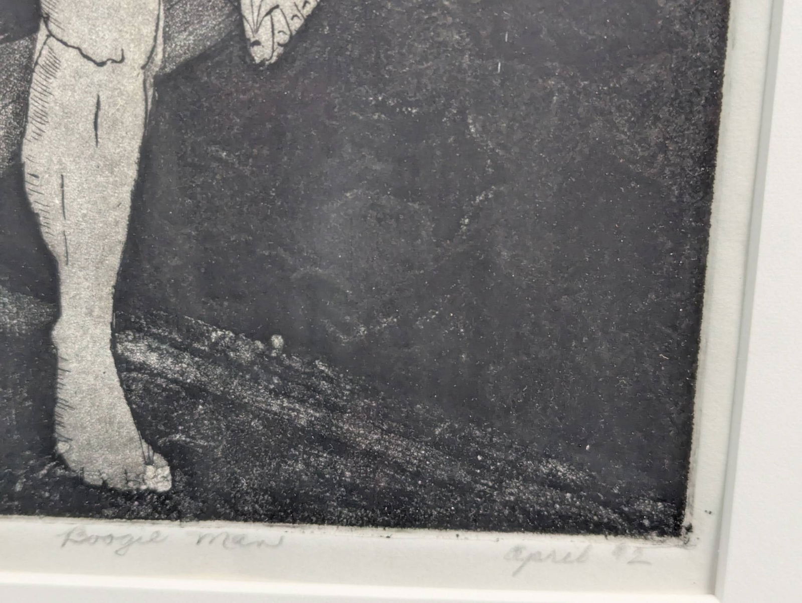 Etching Titled Boogie Man by Beth Ford - 8