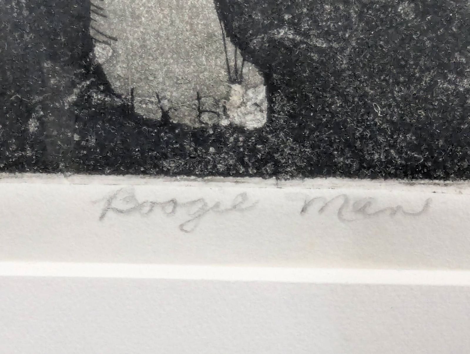 Etching Titled Boogie Man by Beth Ford - 9