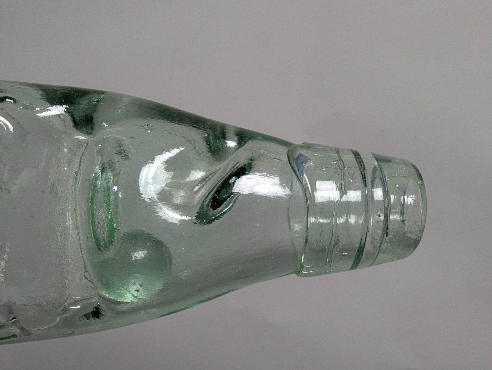 Vintage Robson and Son Glass Bottle with Embossed Lettering - 6