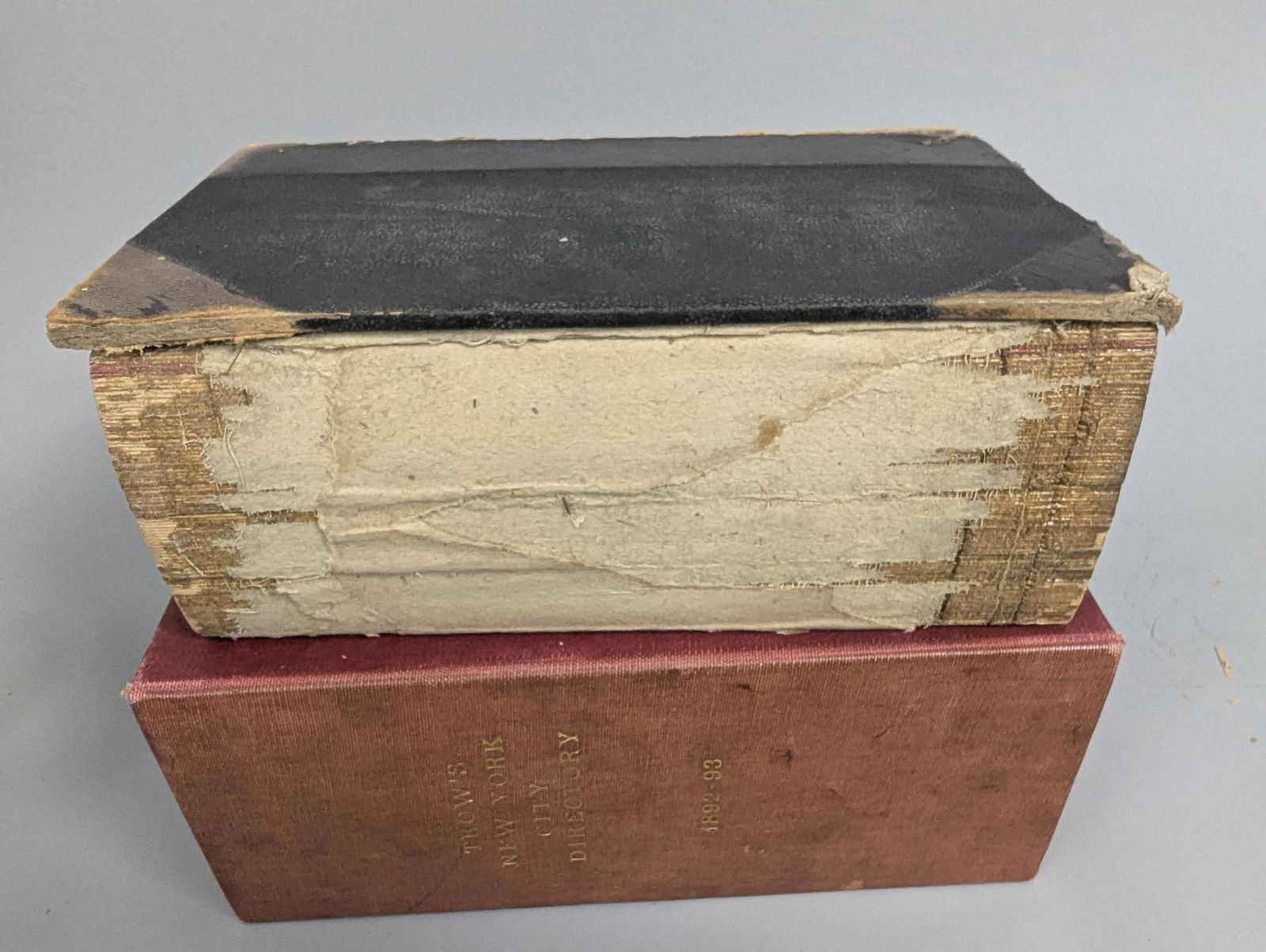 Business Directory with Hardcover Slipcase Marked New York and Brooklyn 1890-91 - 4