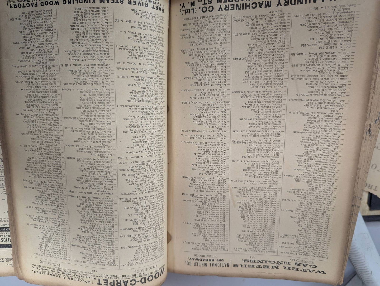 Business Directory with Hardcover Slipcase Marked New York and Brooklyn 1890-91 - 7