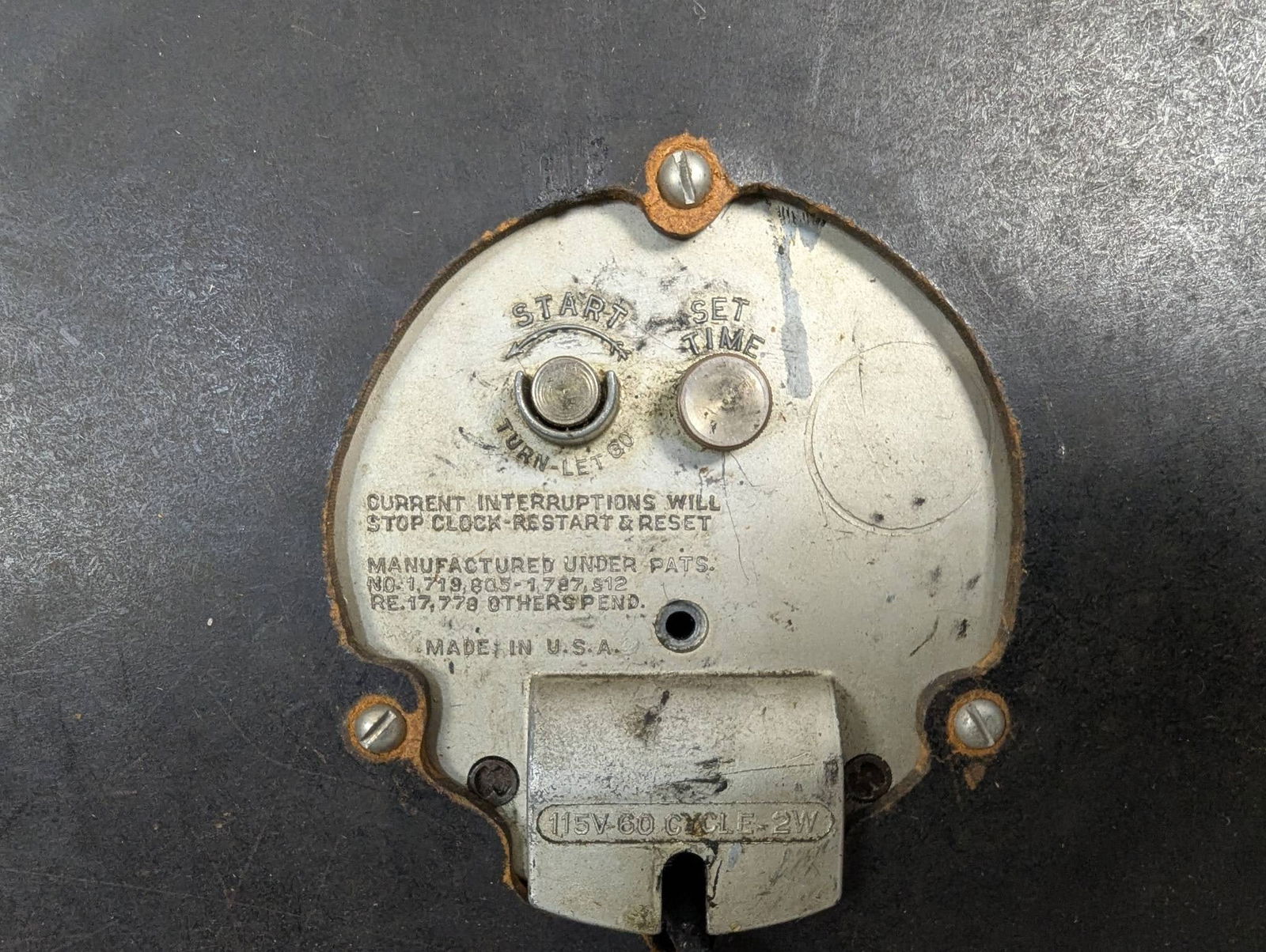 Art Deco Hammond Postal Telegraph Synchronous Electric Wall Clock - 10