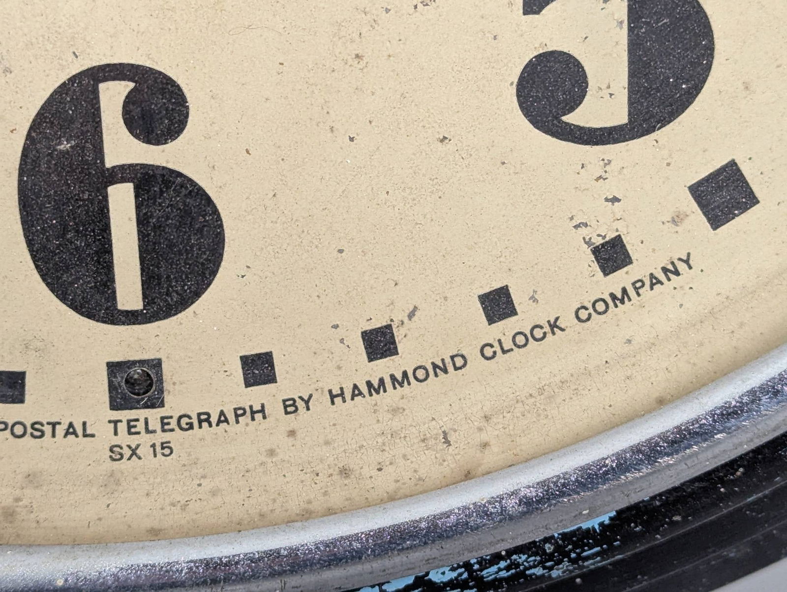 Art Deco Hammond Postal Telegraph Synchronous Electric Wall Clock - 7