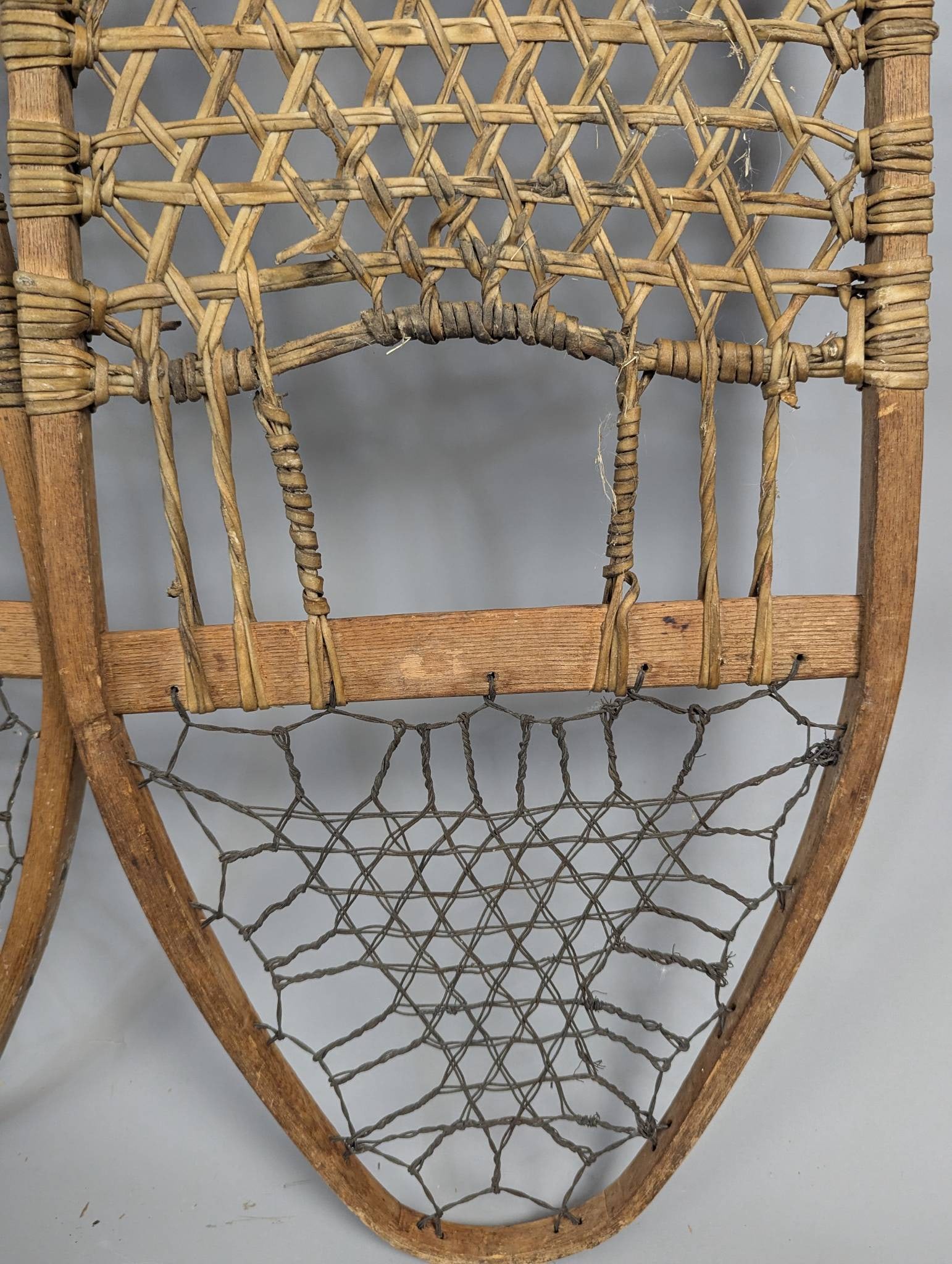 Wooden Snowshoes with Woven Rawhide Lattice from Baldwin Sports & Outdoor Store - 2
