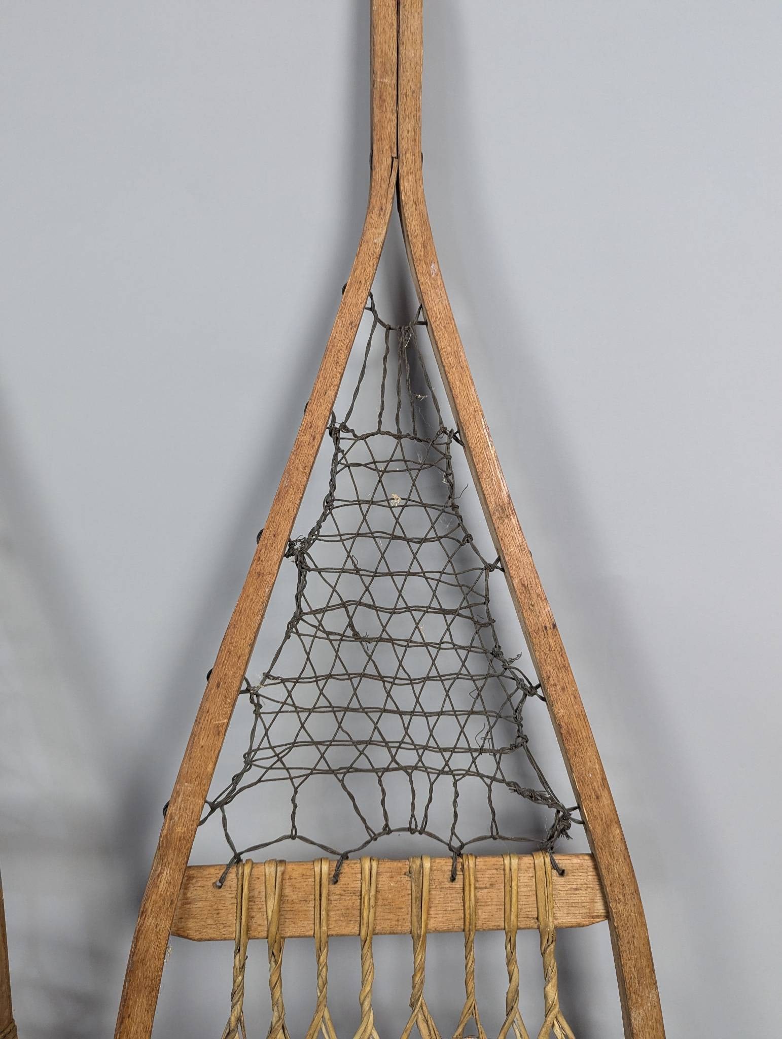 Wooden Snowshoes with Woven Rawhide Lattice from Baldwin Sports & Outdoor Store - 4