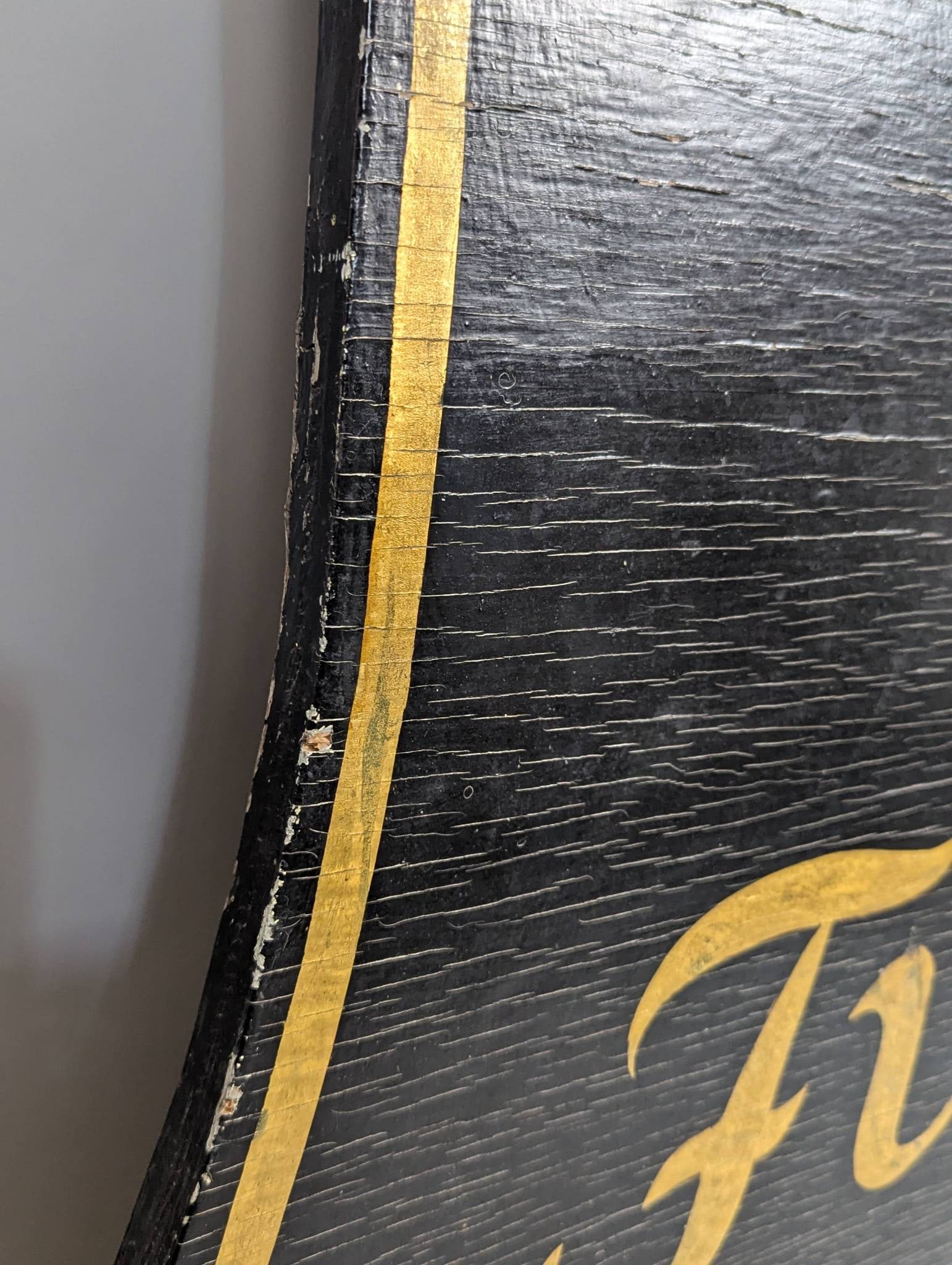 Antique Hand Painted Double Sided Mayer Oil Co Wood Sign - 12