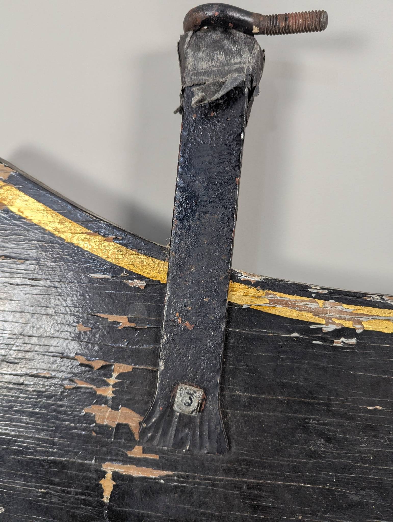 Antique Hand Painted Double Sided Mayer Oil Co Wood Sign - 3