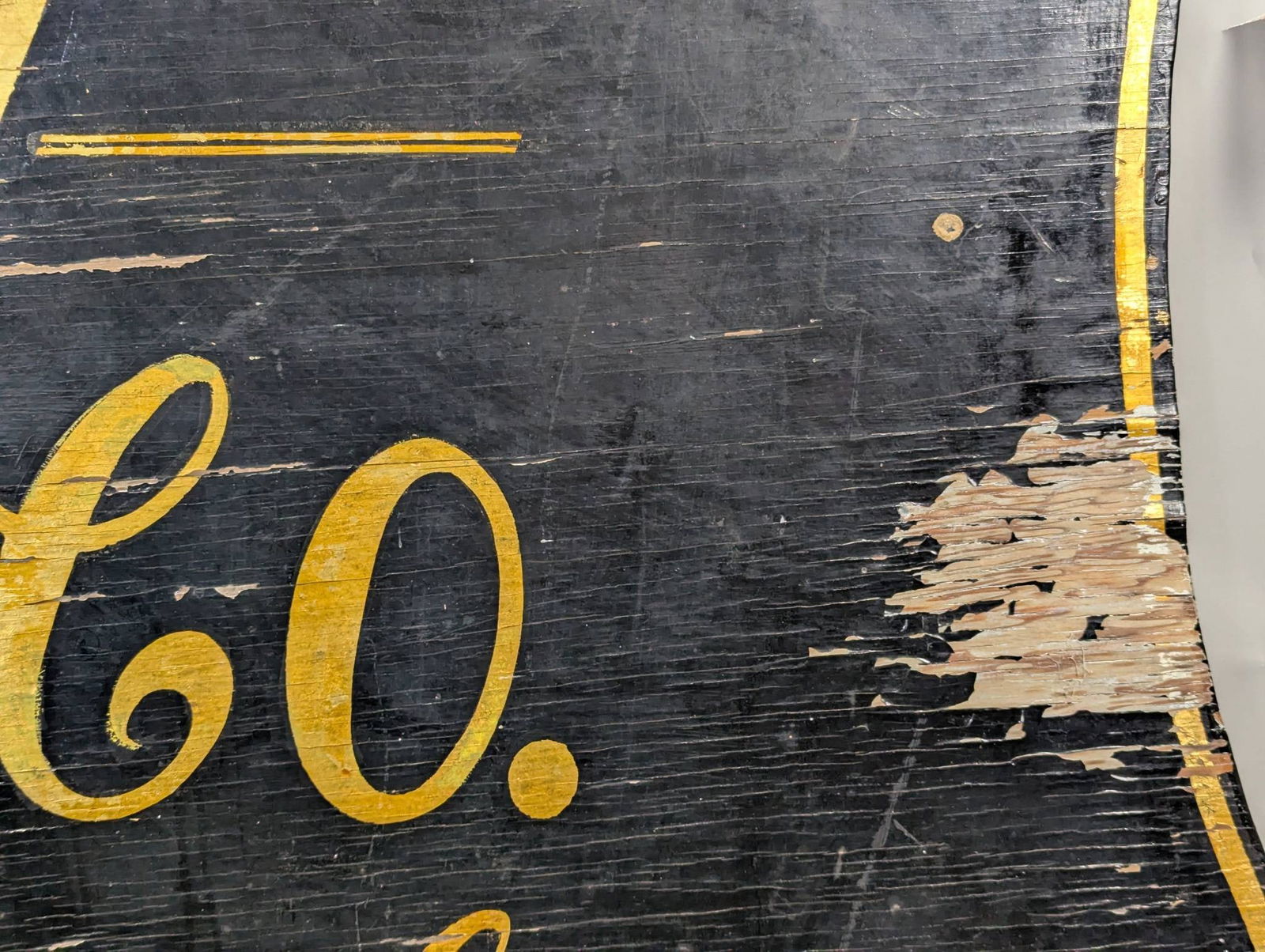 Antique Hand Painted Double Sided Mayer Oil Co Wood Sign - 8