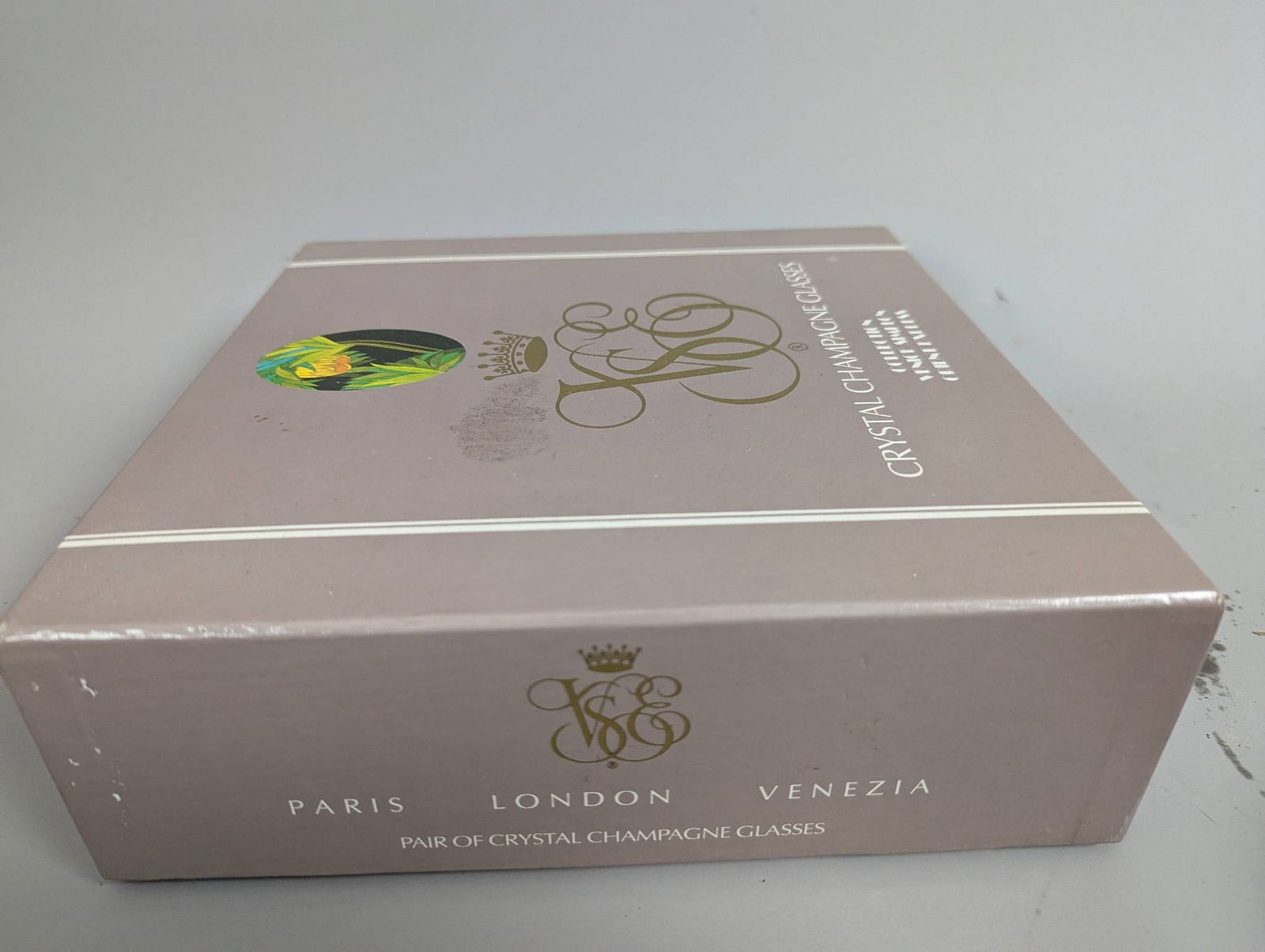 Venice Simplon Orient-Express Crystal Champagne Flutes Pair - 5
