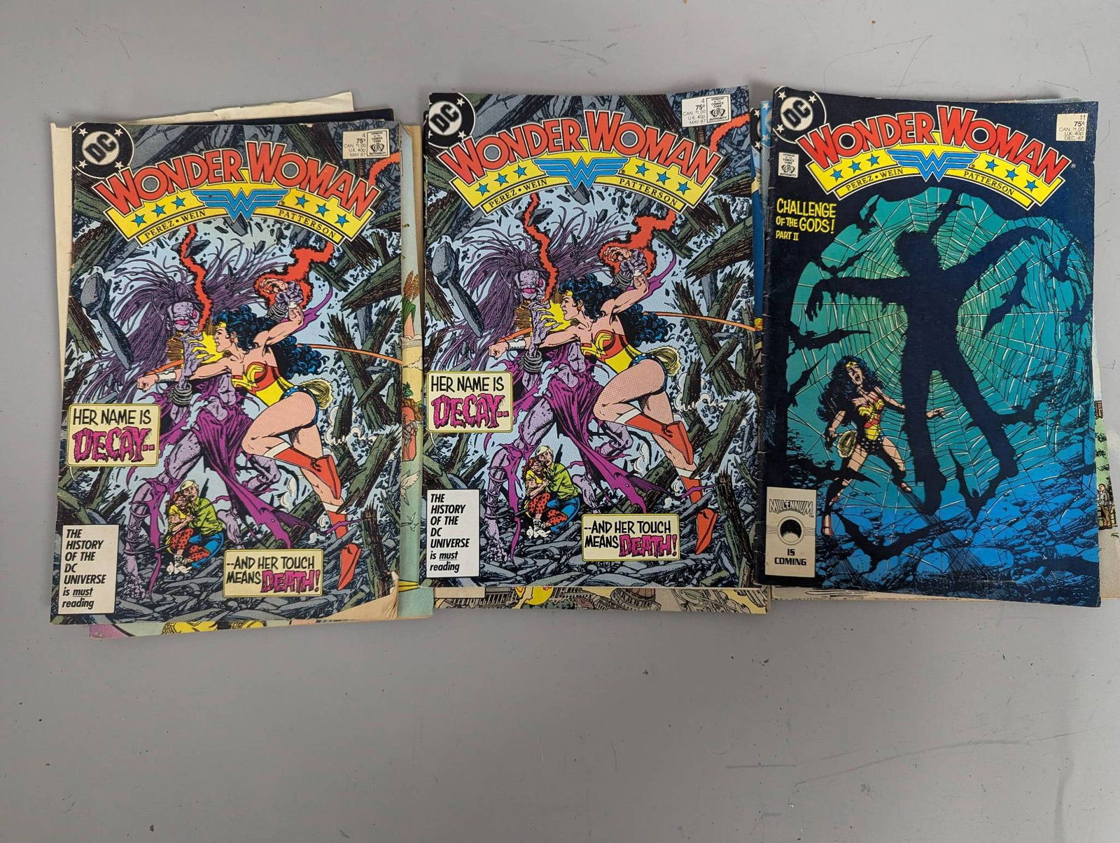 18 1980s Wonder Woman and Warlord Comic Books - 5