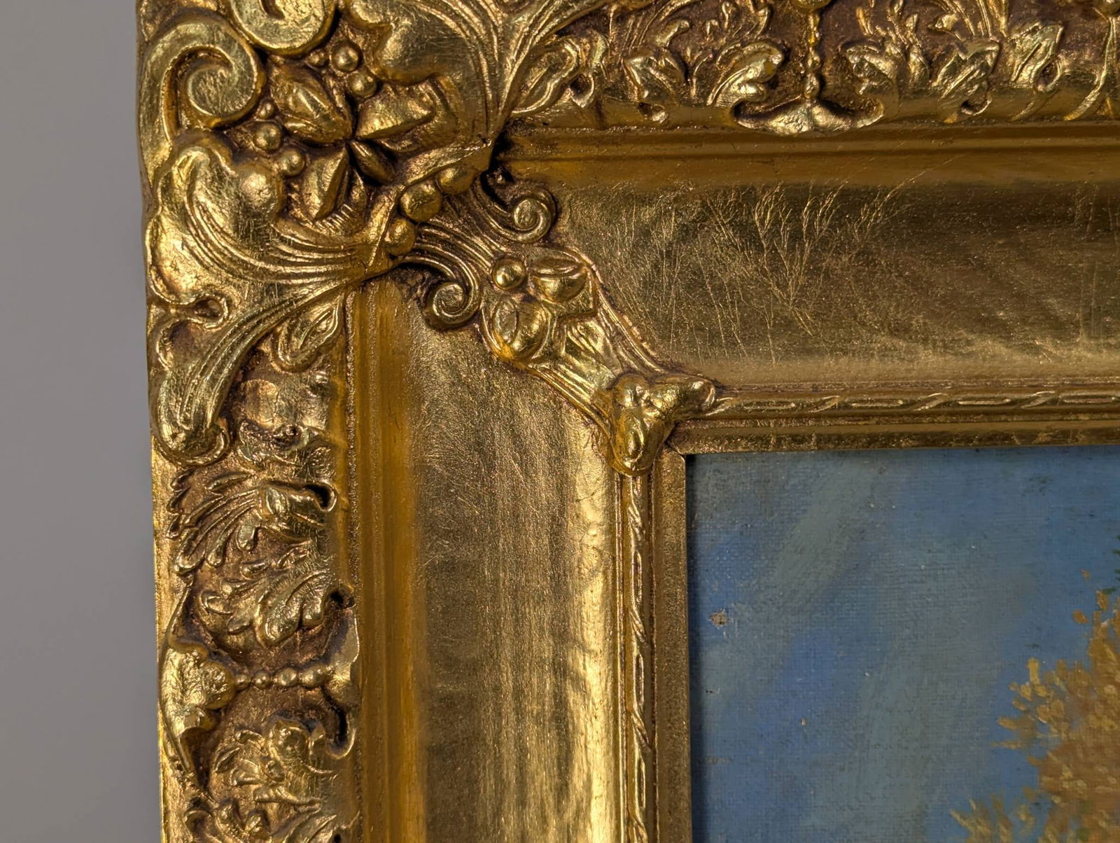 Oil Painting Signed L Ajos Depicting Franz Schubert on a Path - 13