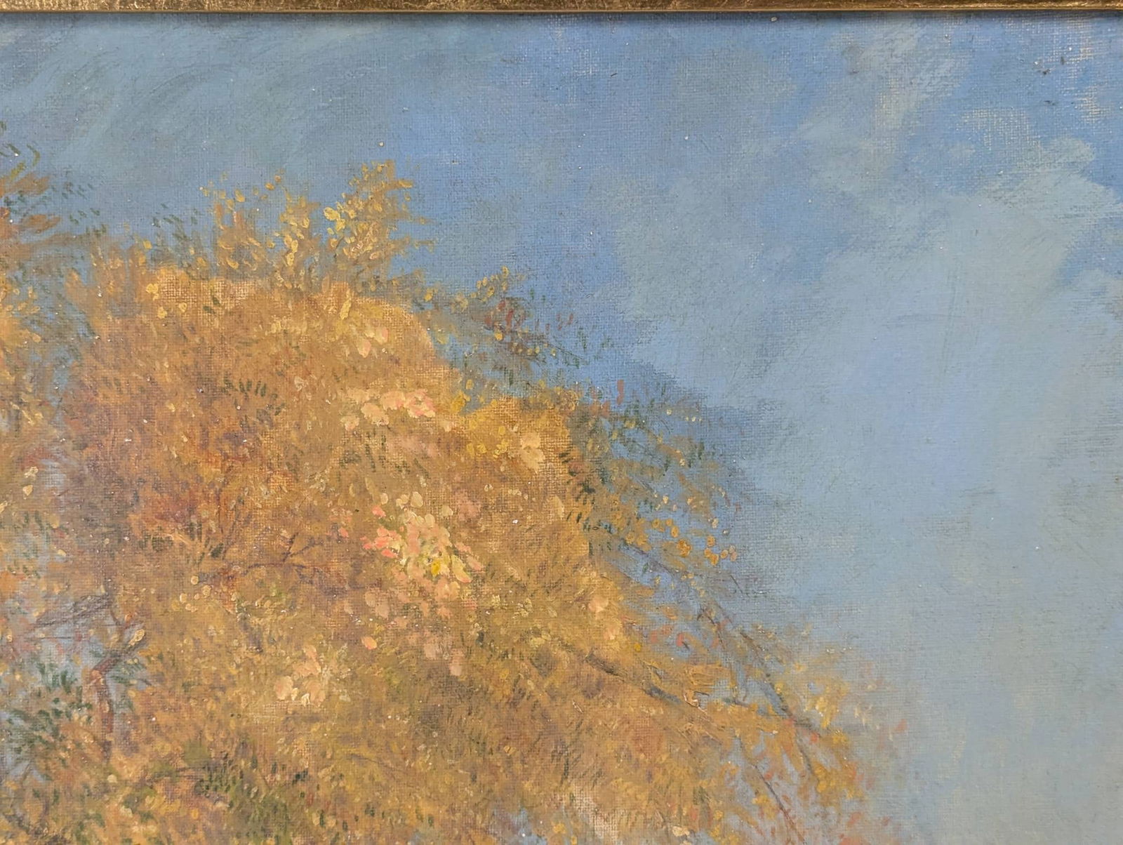 Oil Painting Signed L Ajos Depicting Franz Schubert on a Path - 4