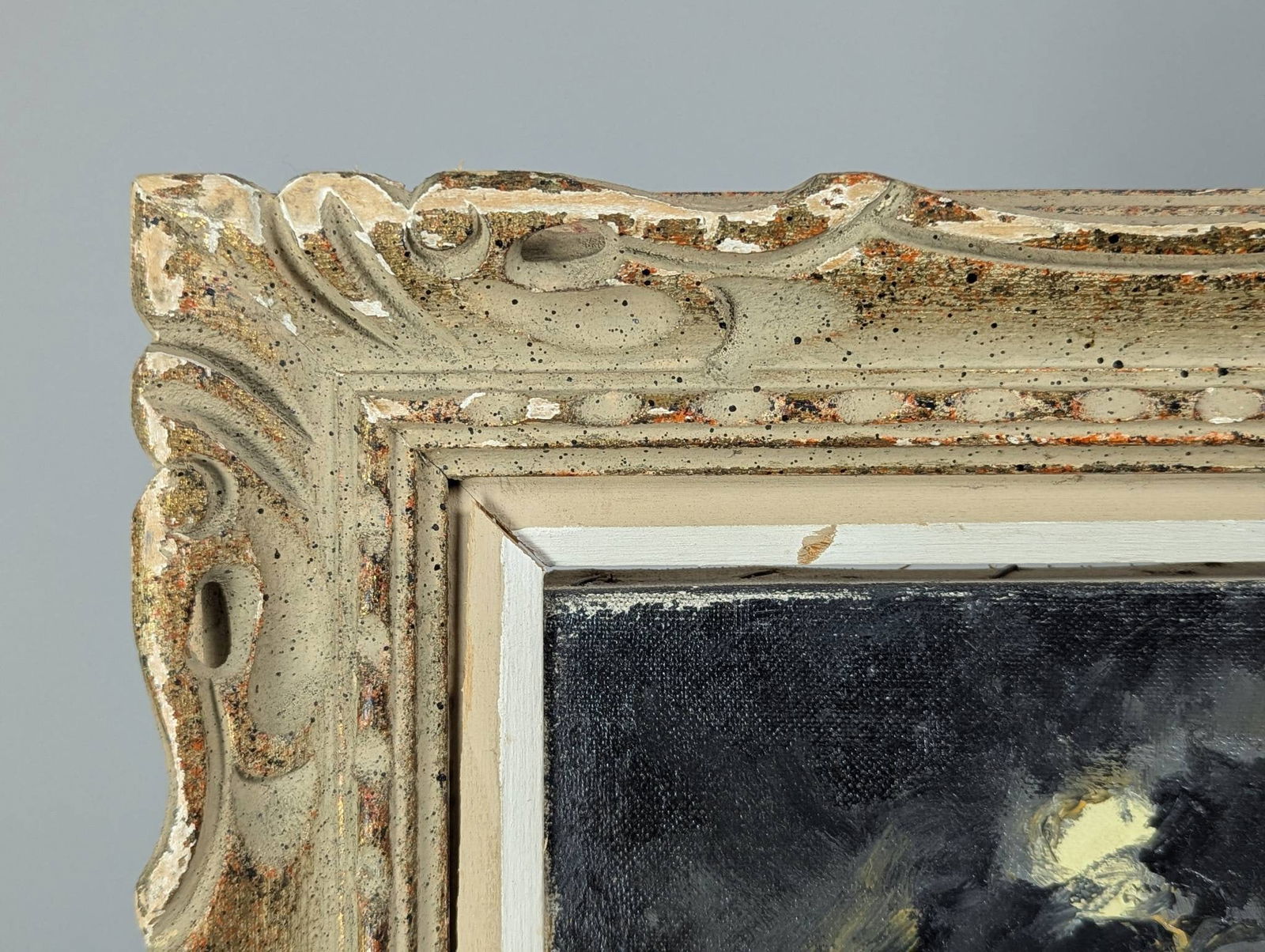 Oil Painting of Fiddler Signed Fritz Muller - 13