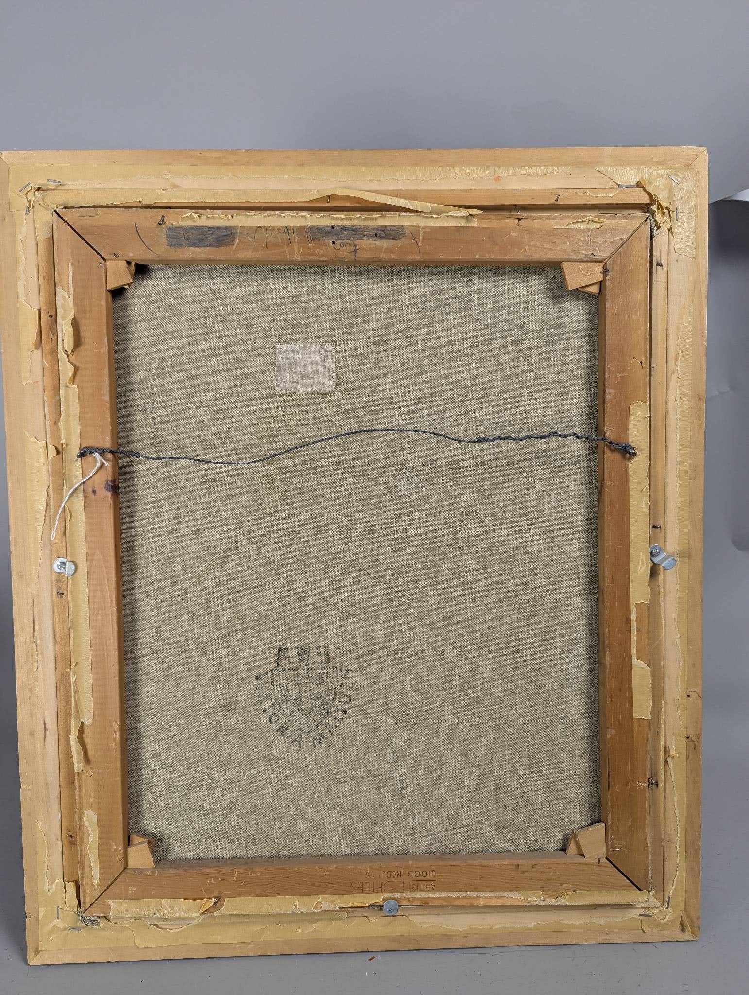 Oil Painting of Fiddler Signed Fritz Muller - 14