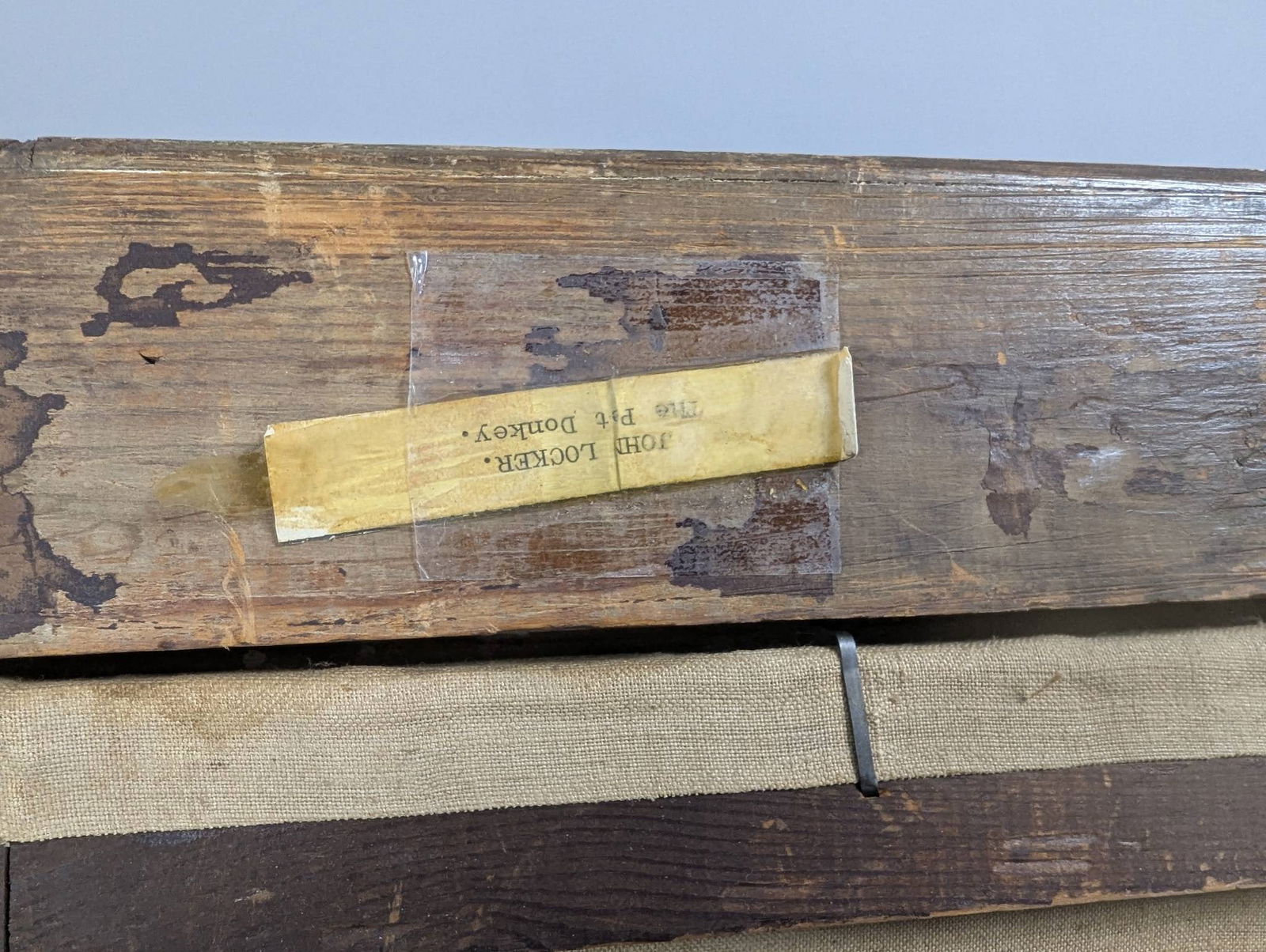 The Pet Donkey by John Locker Depicting Children With a Donkey in Rustic Scene - 16