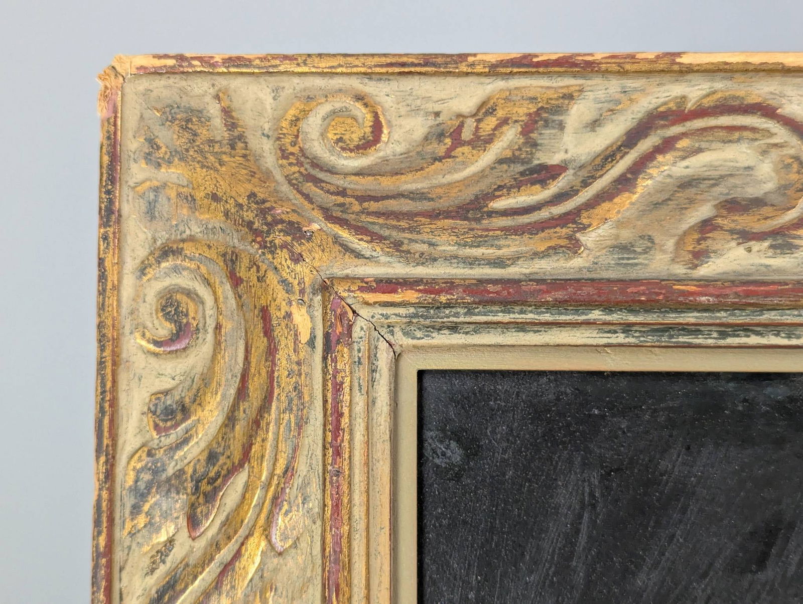 Oil on Board Still Life with Flowers and Cherubs, Antique, Newman Galleries - 14