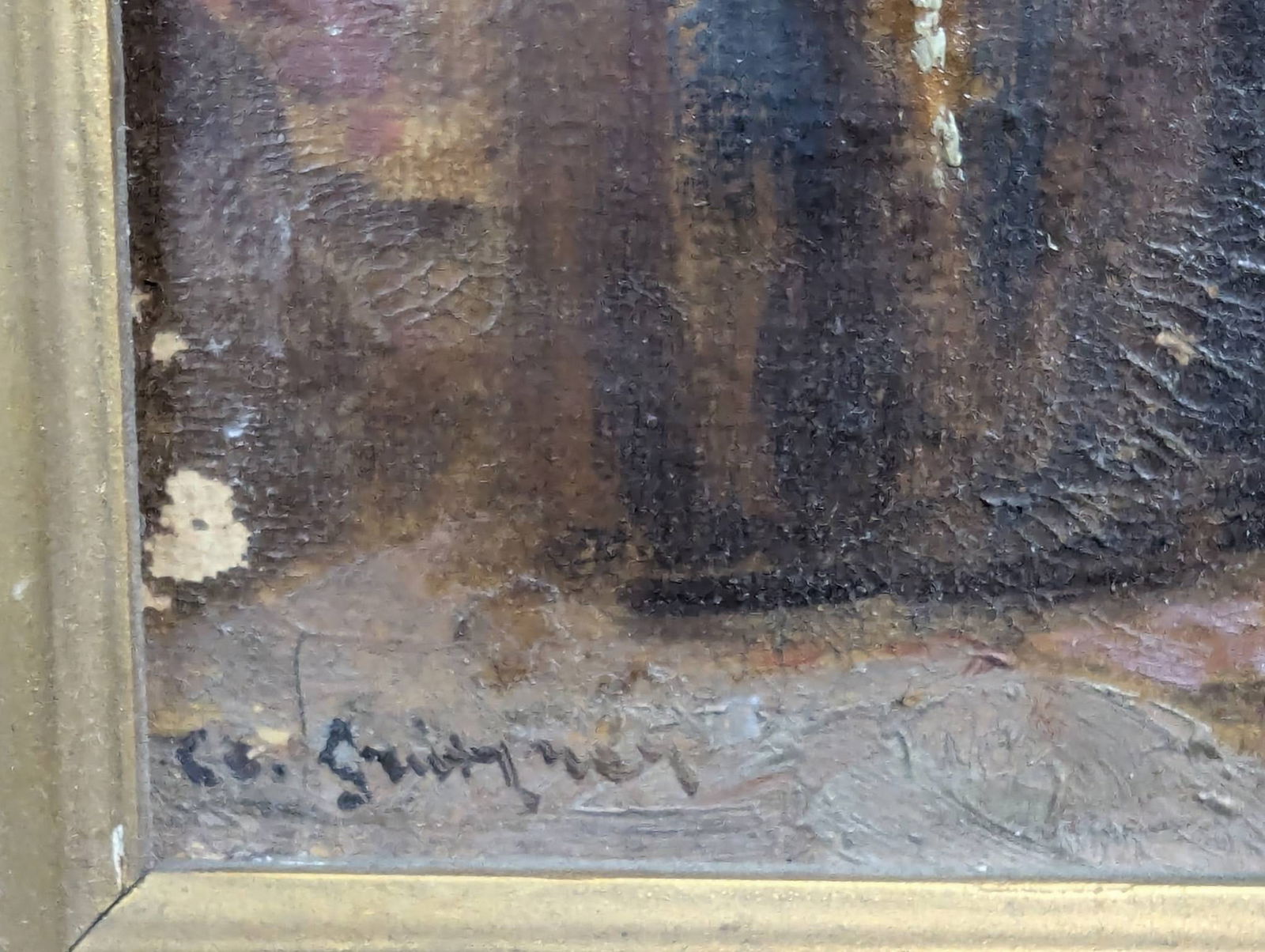 Oil on Canvas in Manner of Eduardo Von Grutzner Drunk Monks - 9