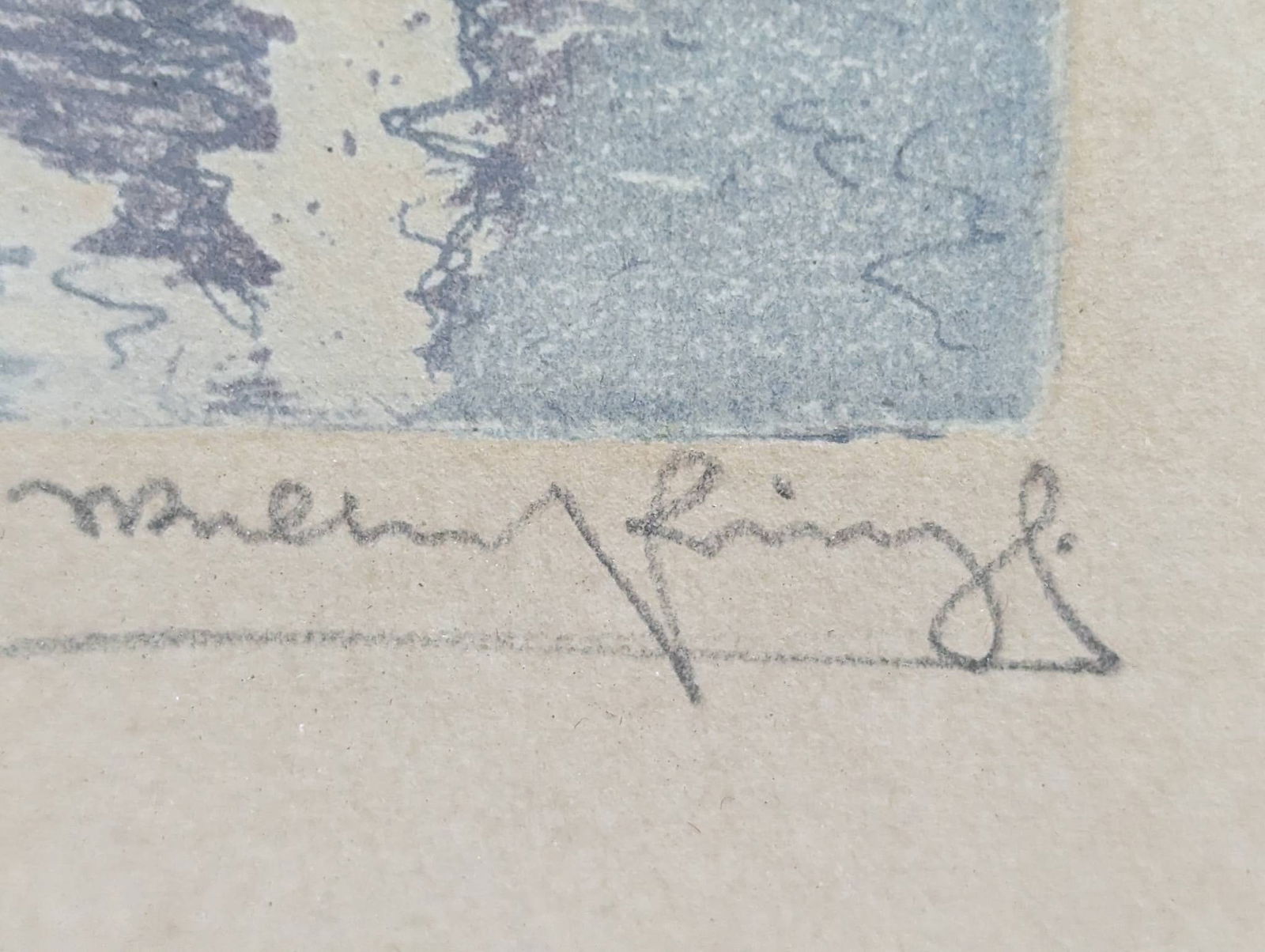 Etching by Walter Prinzi Depicting Melk - 9