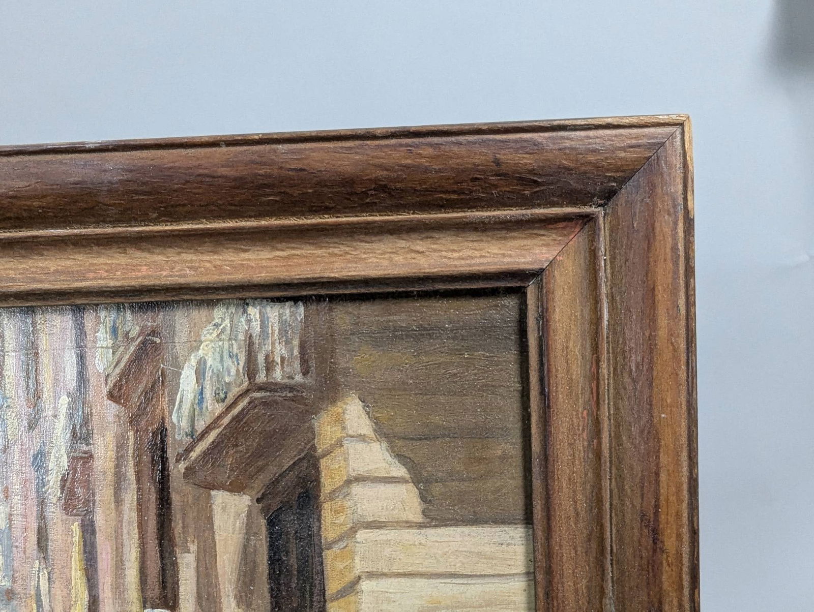 Giovanni Battista Oil on Board Depicting Naples Grandoise di Chiaia - 13