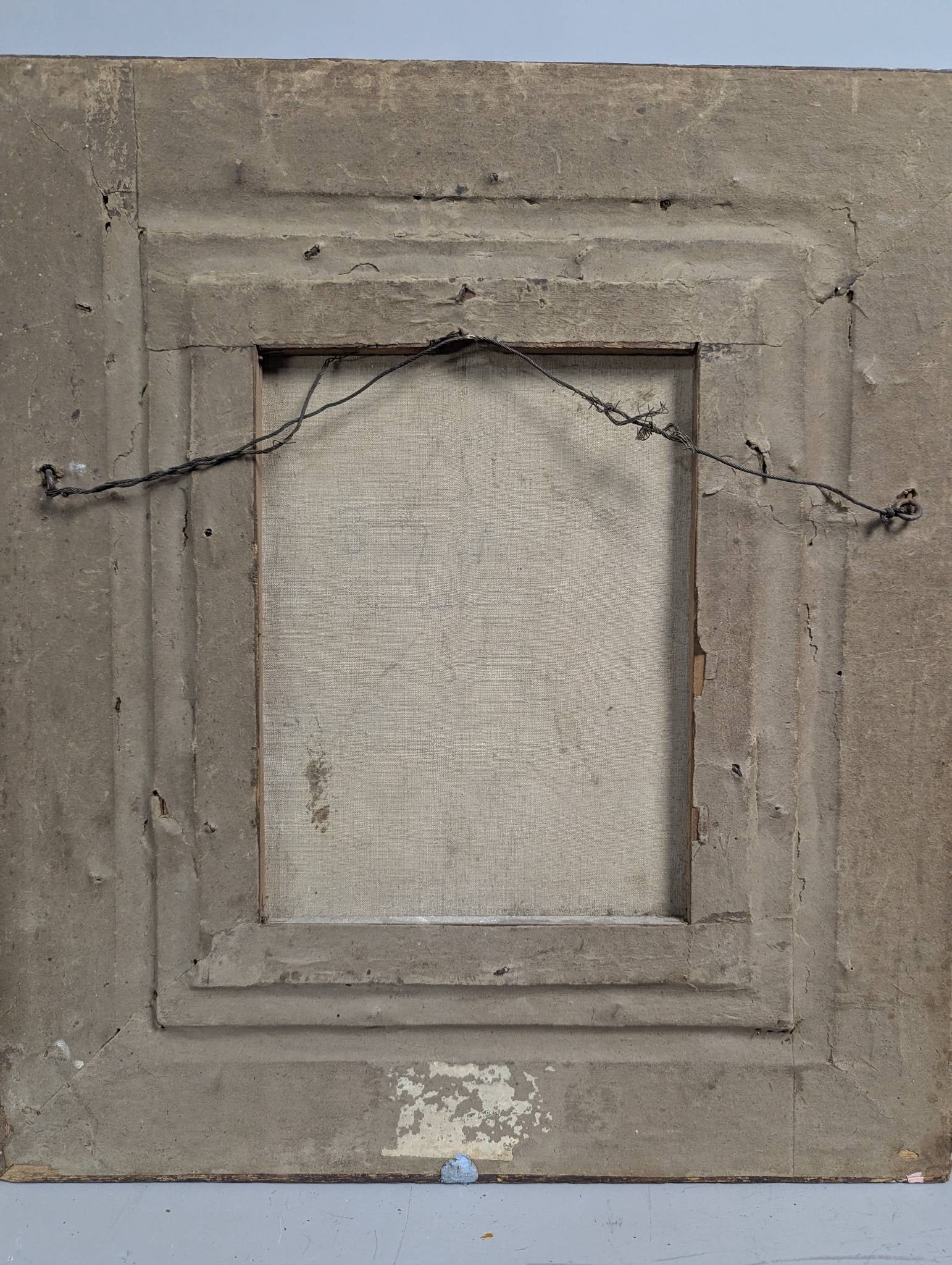 Portrait of Old Man by Giovanni Battista in Ornate Wooden Frame - 11