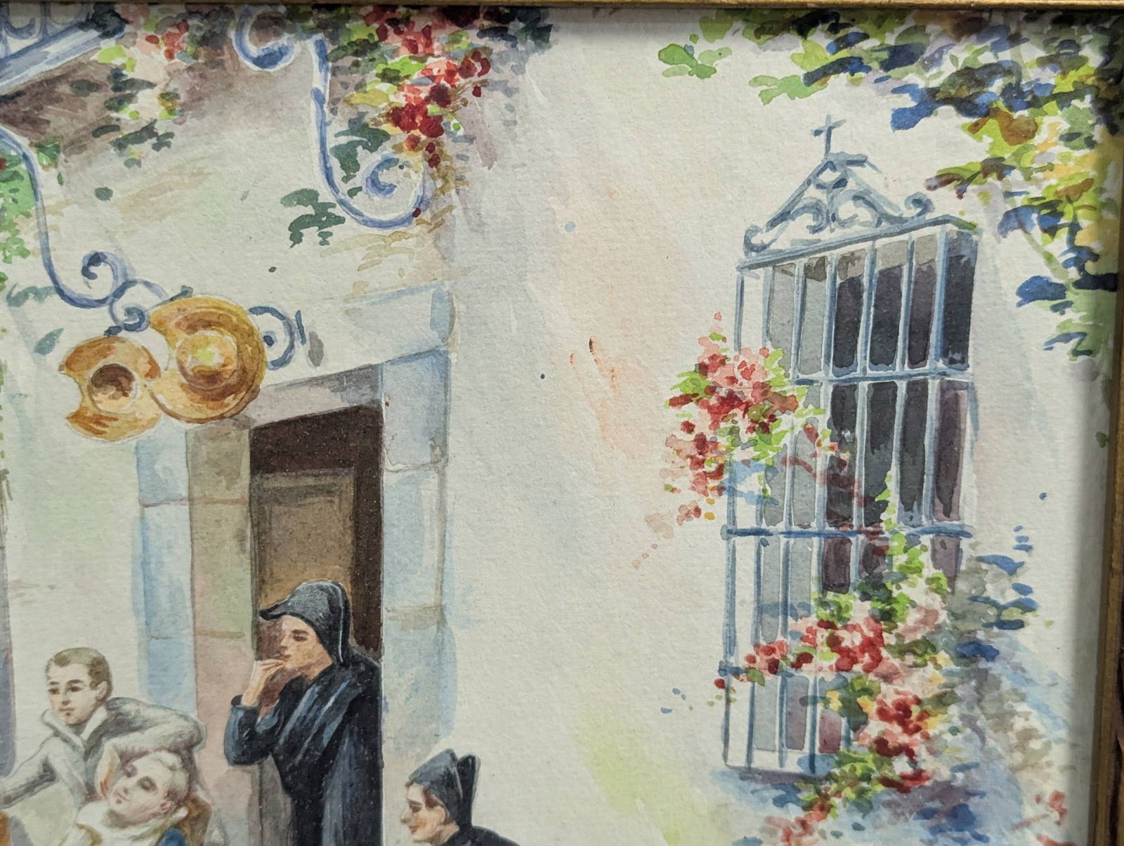 Early 20th Century Watercolor Depicting Scene from The Barber of Seville by N Charparteguy - 5