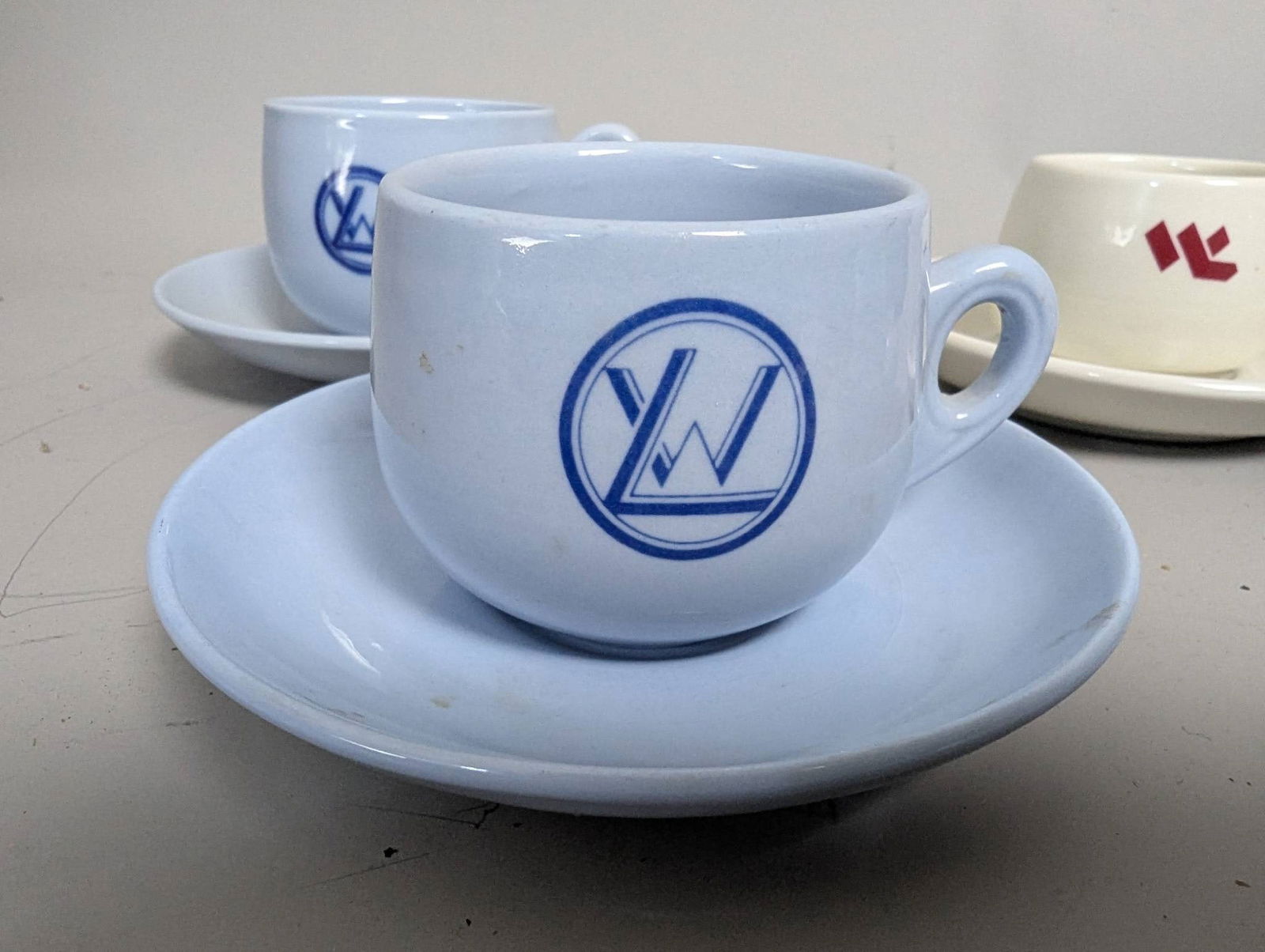 Four Wagon-Lits Orient Express Demitasse Cups and SaucersÂ - 3