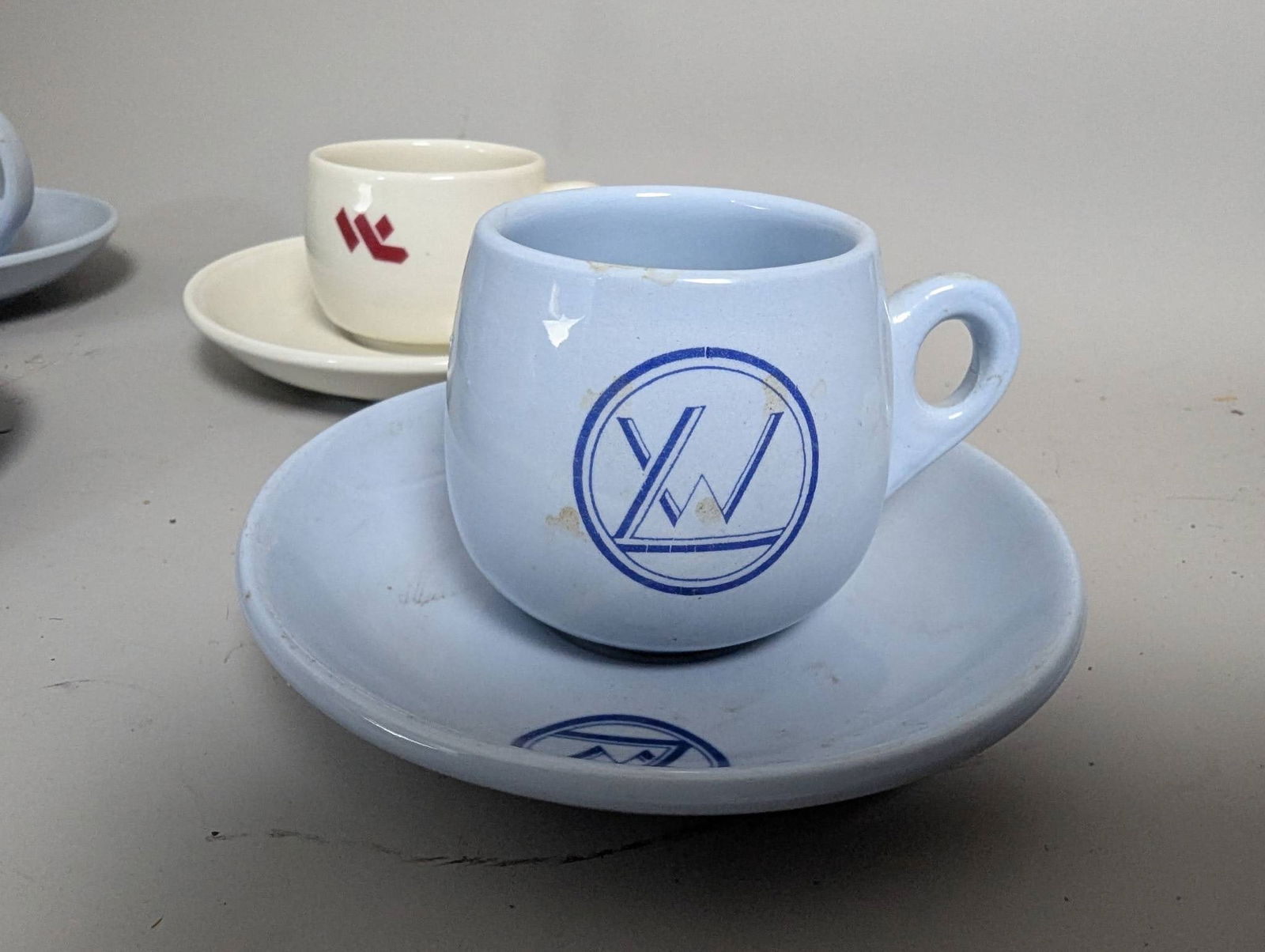 Four Wagon-Lits Orient Express Demitasse Cups and SaucersÂ - 5