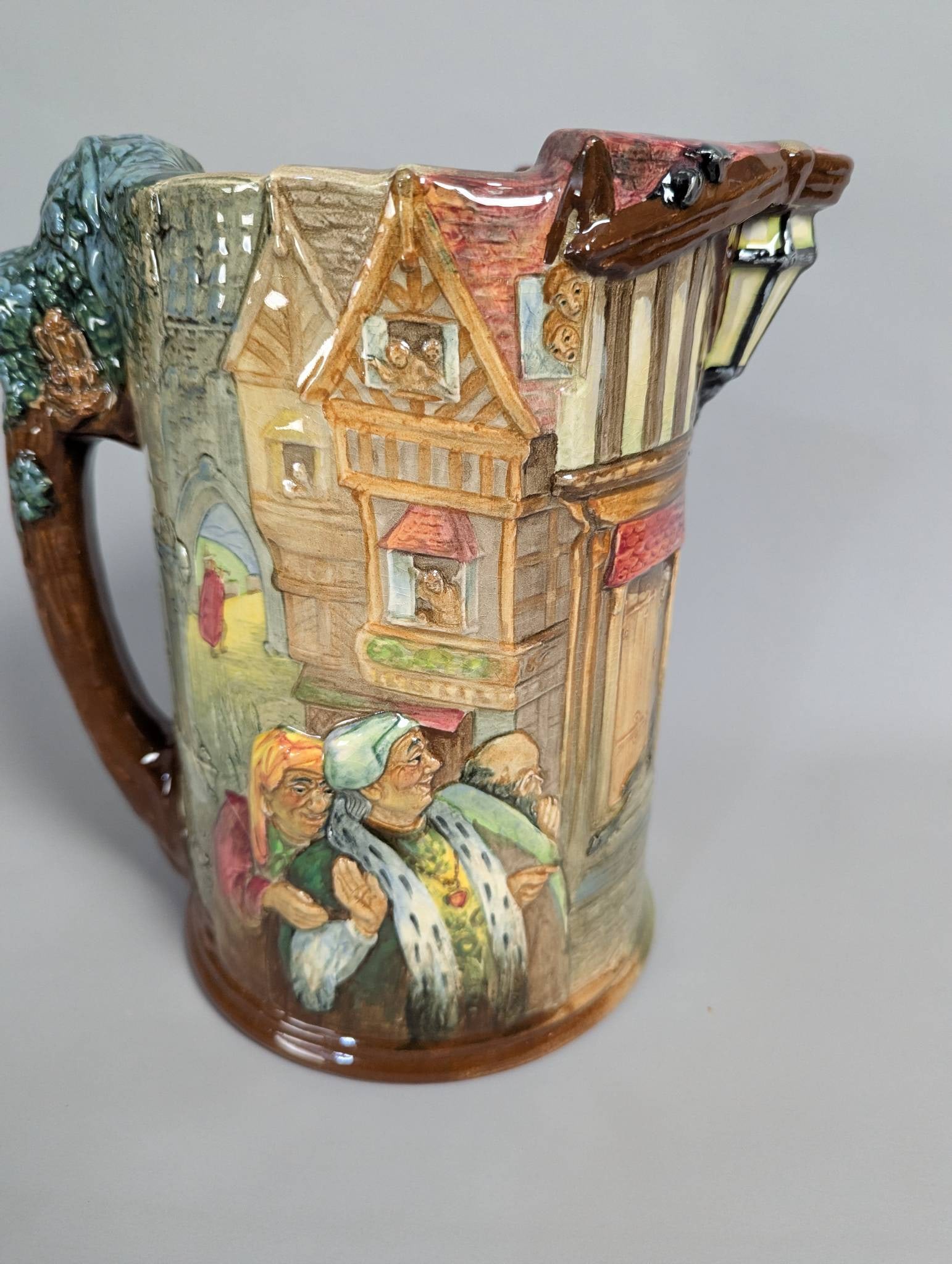 Large Royal Doulton The Pied Piper Collectible Jug No 435 - 4
