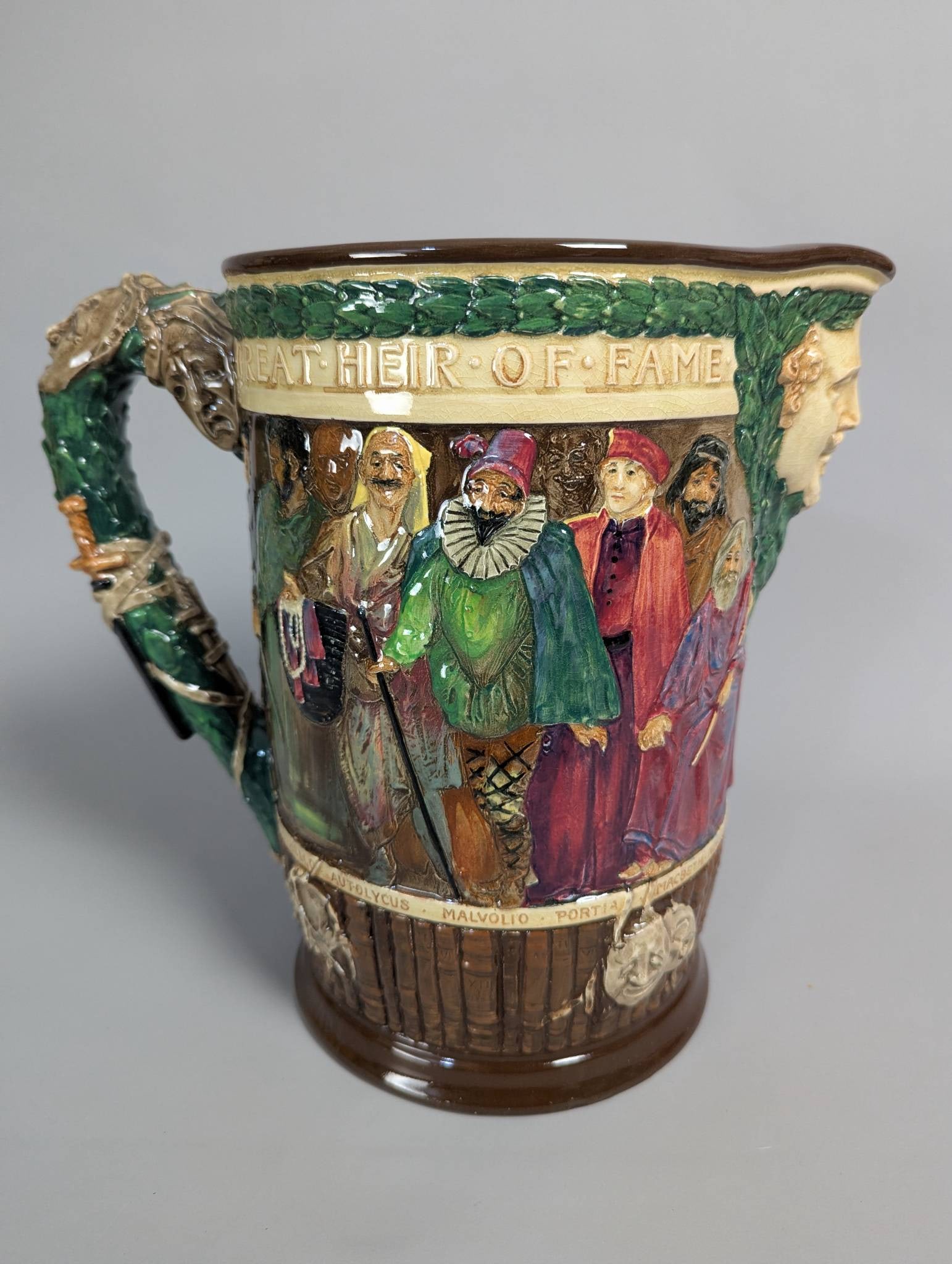 Royal Doulton Shakespeare Jug Designed by Charles Noke and Harry Fenton - 3