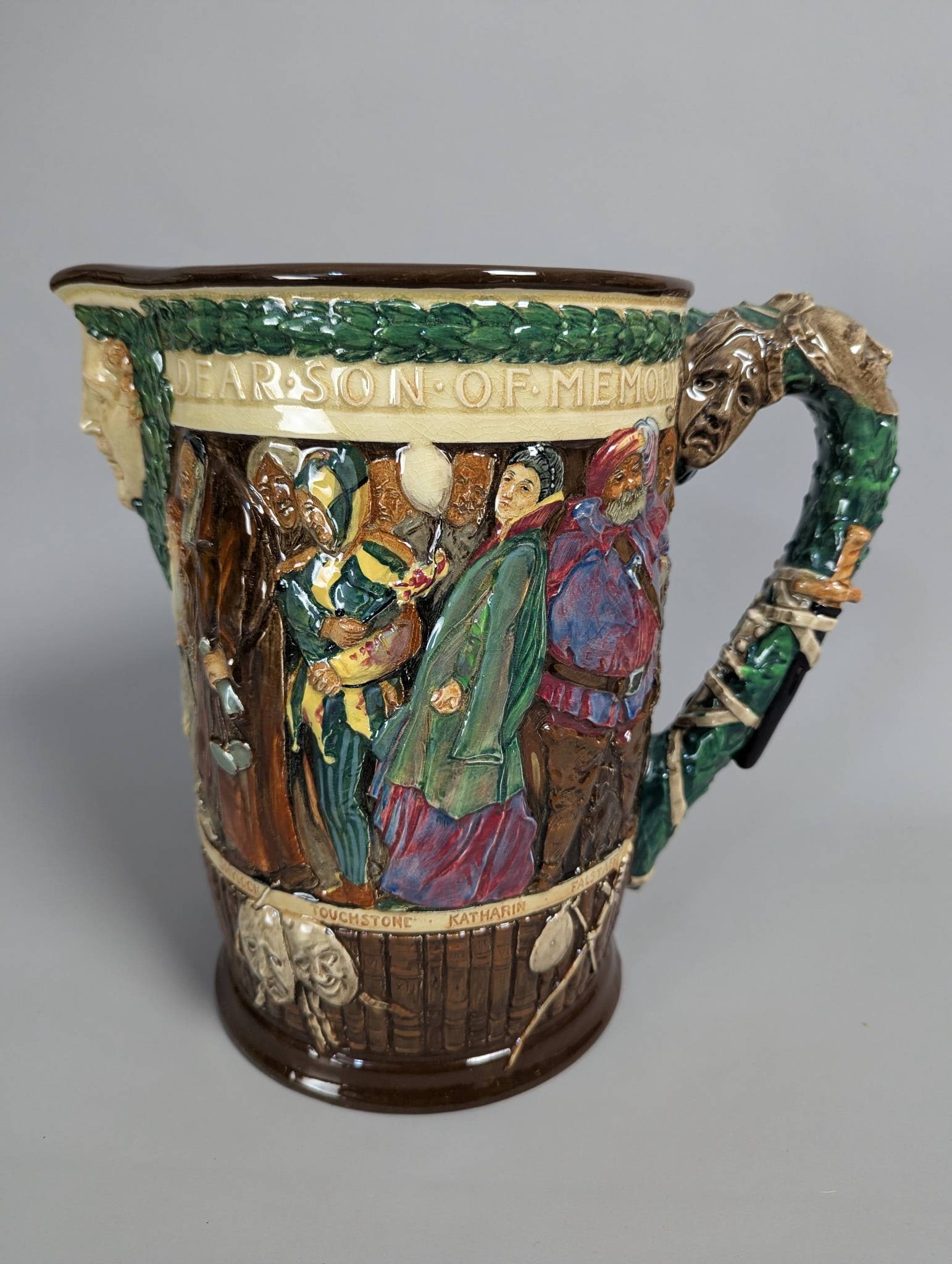 Royal Doulton Shakespeare Jug Designed by Charles Noke and Harry Fenton - 5