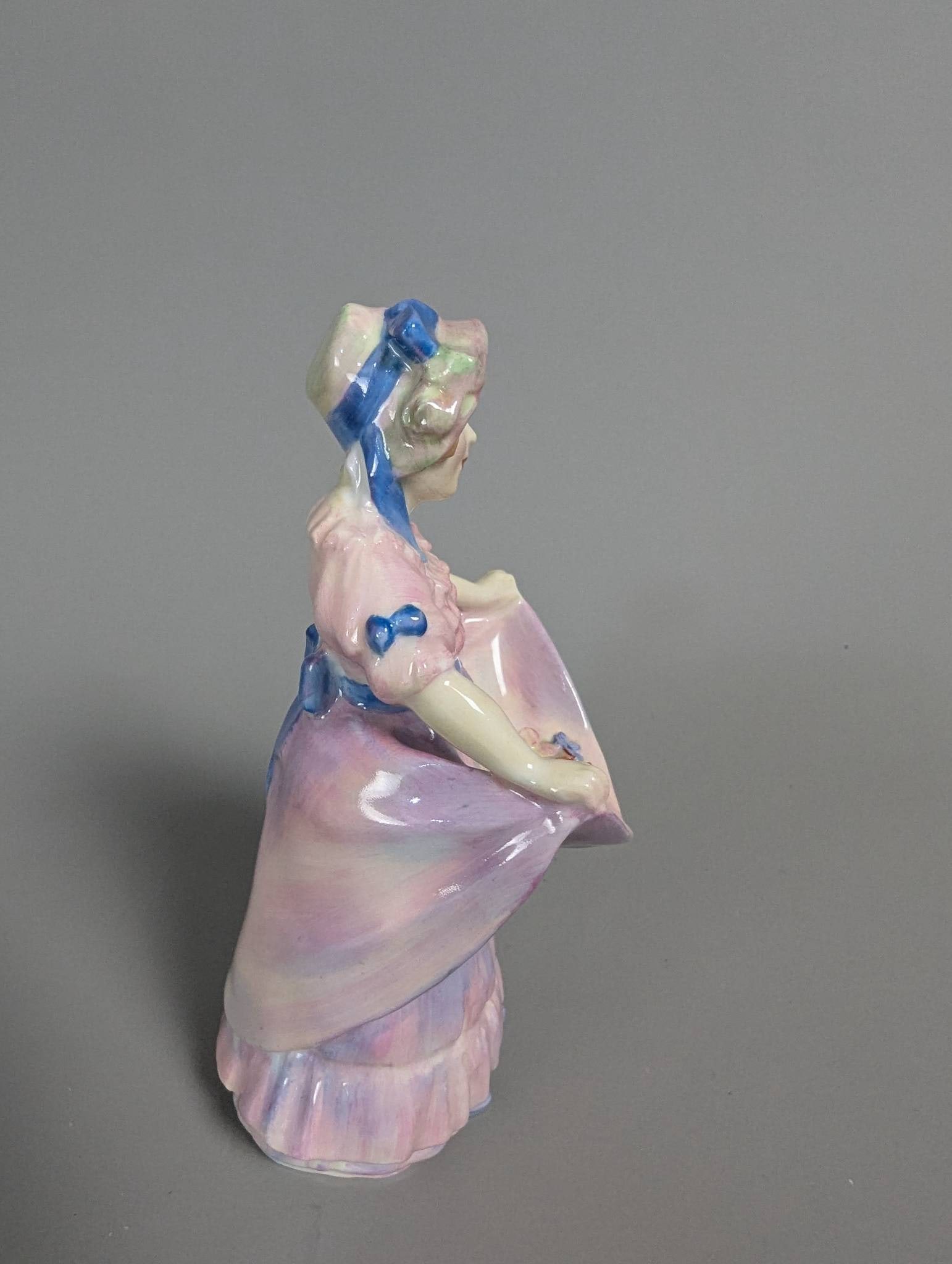 Royal Doulton Lucy Ann Figurine in Pastel Tones - 2