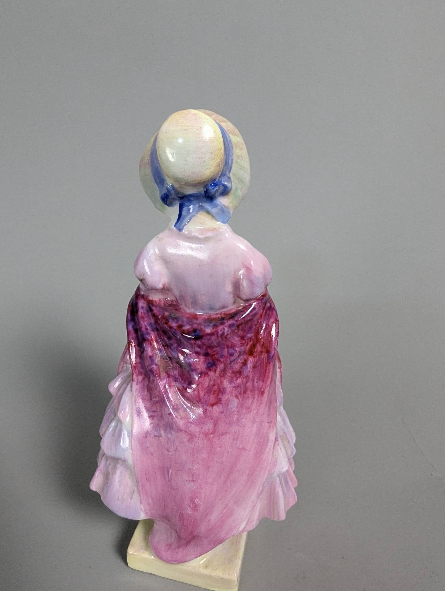Royal Doulton Greta Porcelain Figurine in Purple Dress - 3