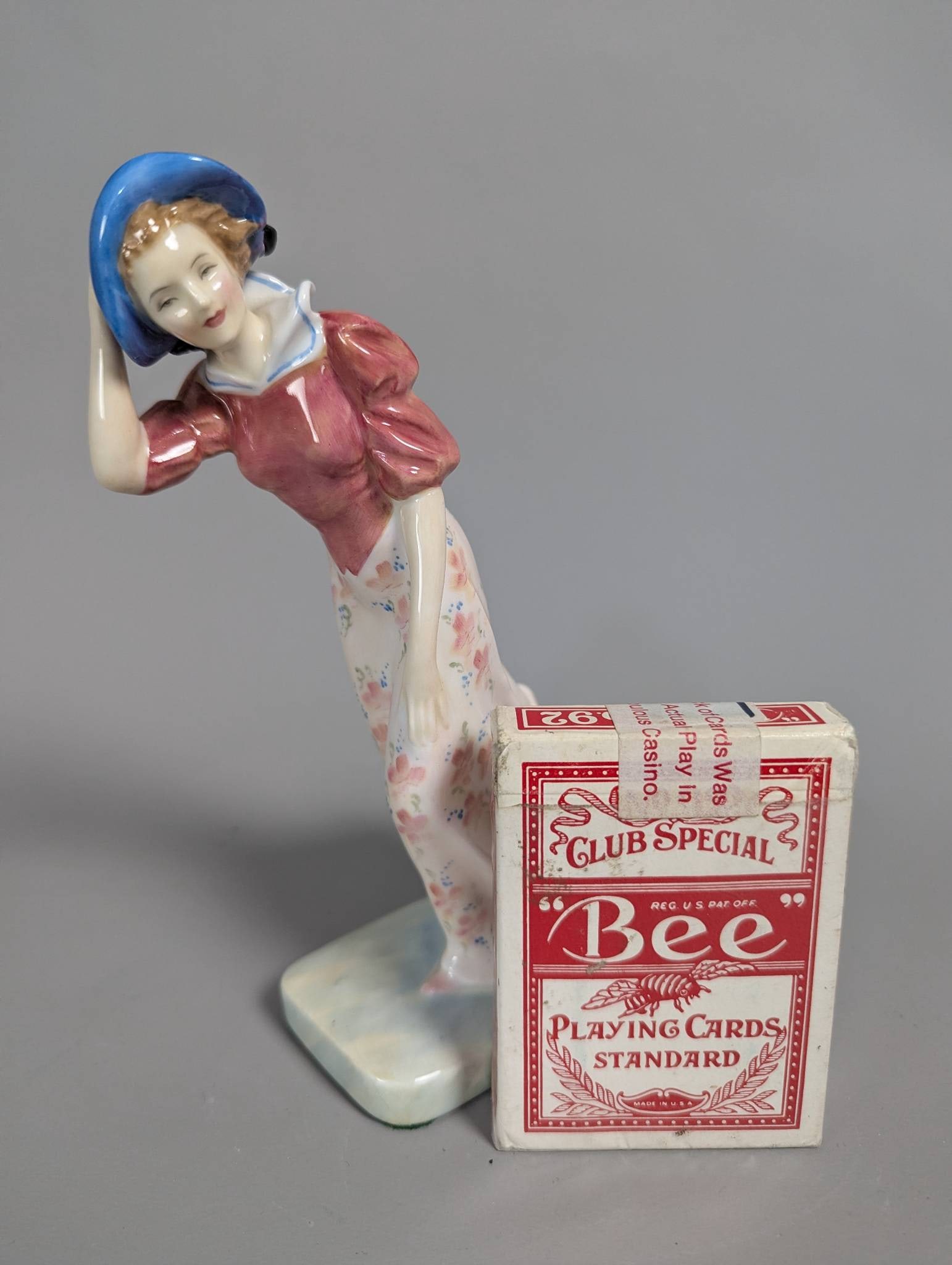 Royal Doulton Hn 2029 Windflower Porcelain Figurine - 5