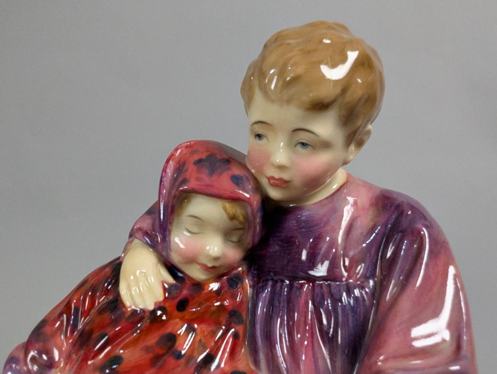 Royal Doulton HN 1342 The Flower Sellers Children Porcelain Figurine - 6