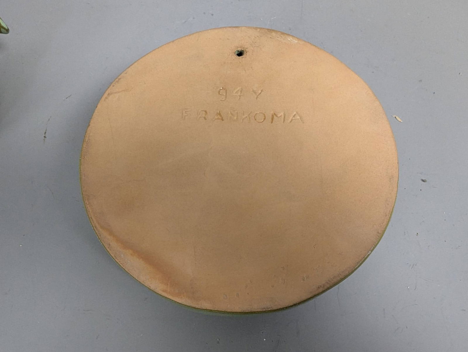 6 Art Pottery Items by Frankoma in Green and Brown Glaze - 14